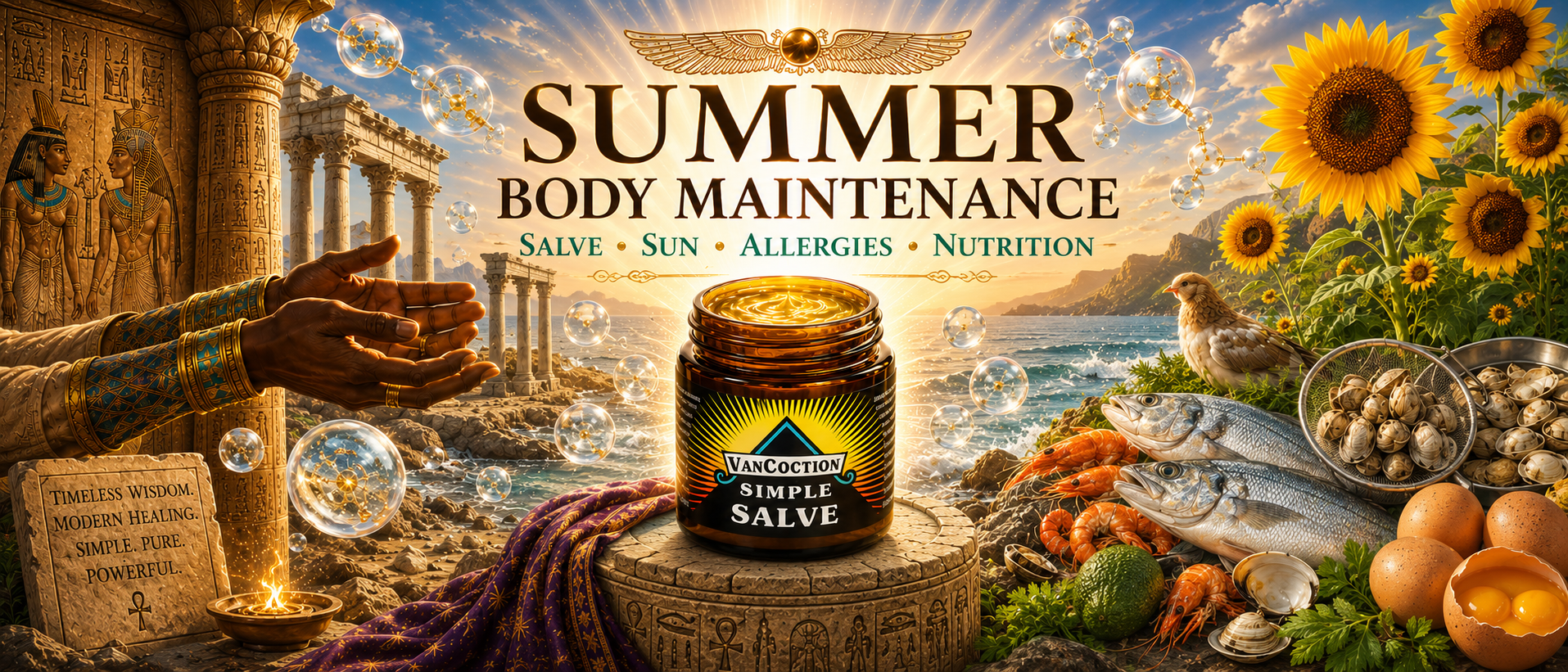Summer Body Maintenance: Salve, Sun, Allergies &amp; The Belly Ritual