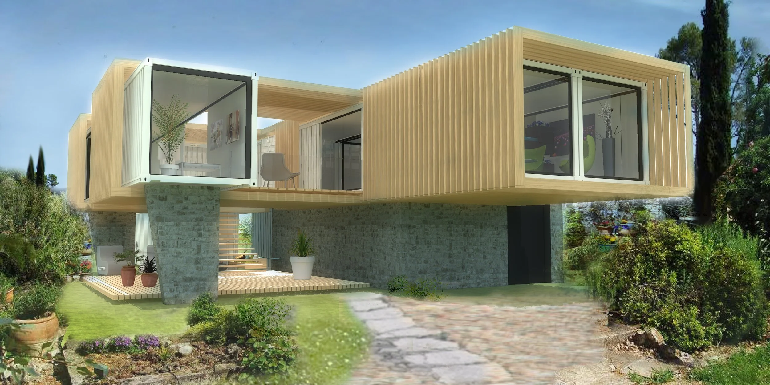 Hybridhaus Südfrankreich
