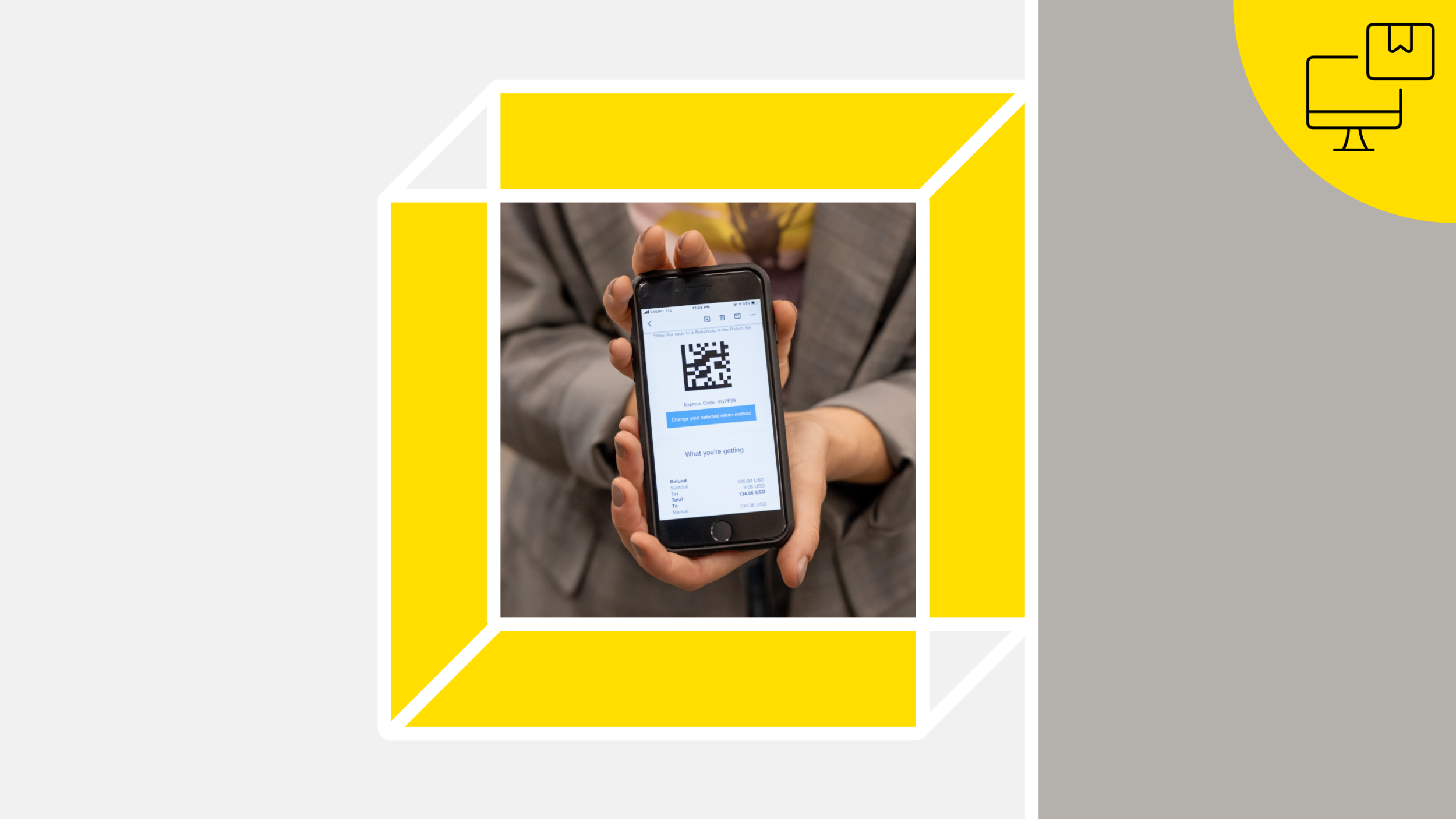 Return Bars now require QR codes for faster, contactfree returns