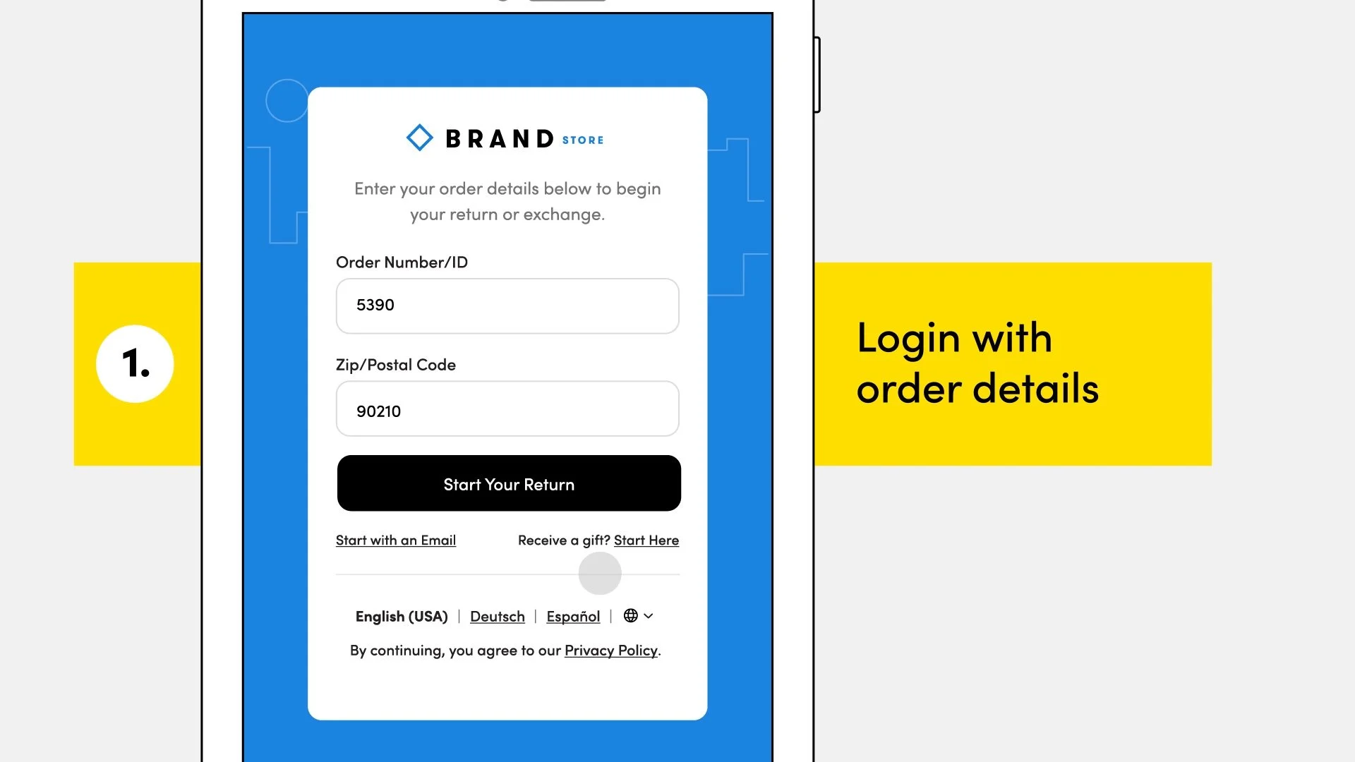 Return & Exchange Portal — Happy Returns