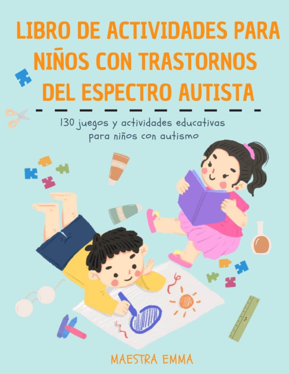Libro de actividades para niños con autismo