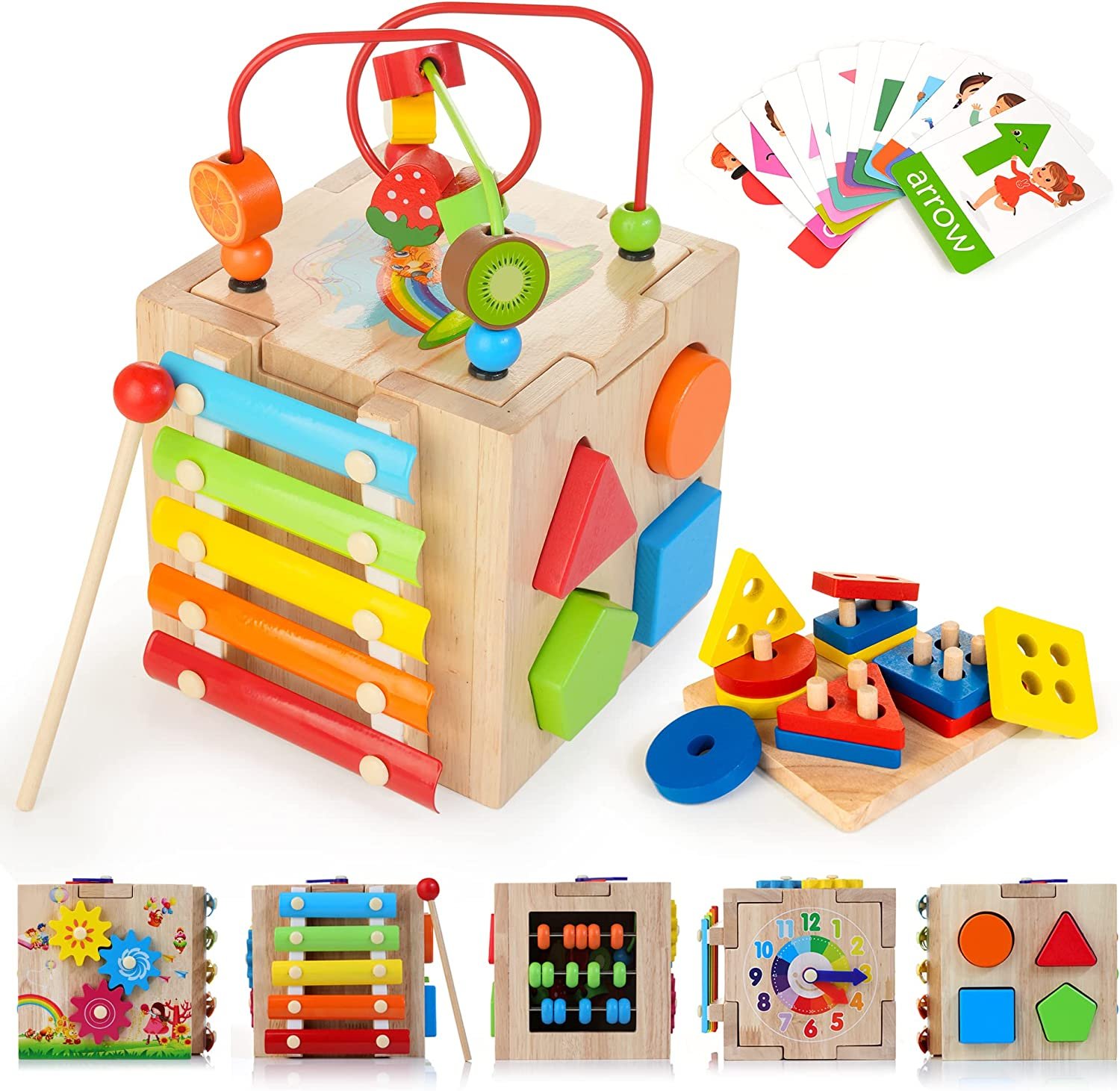 Cubo de juegos Montessori