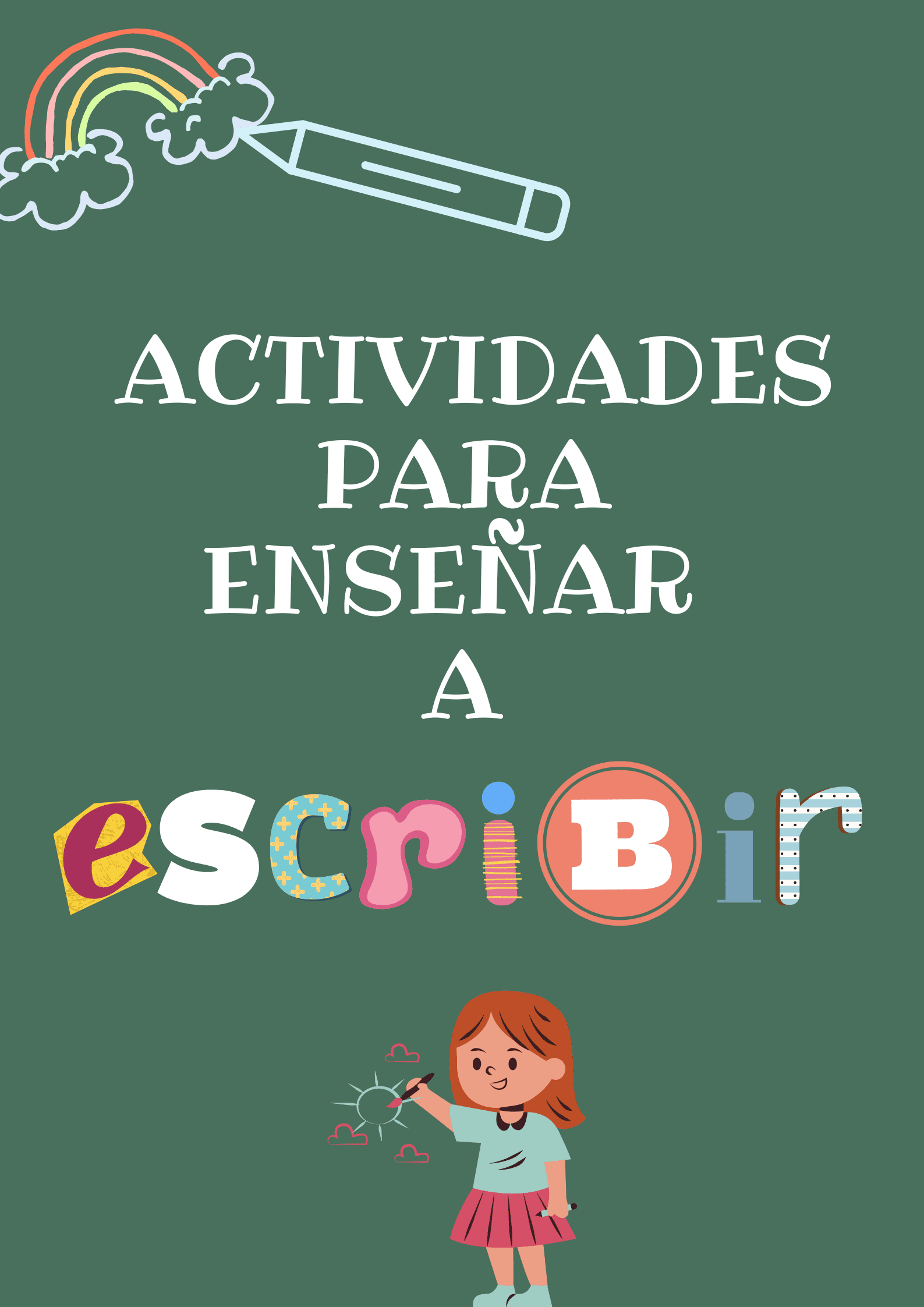  Actividades para aprender a escribir, niños de 3 a 5 años. 