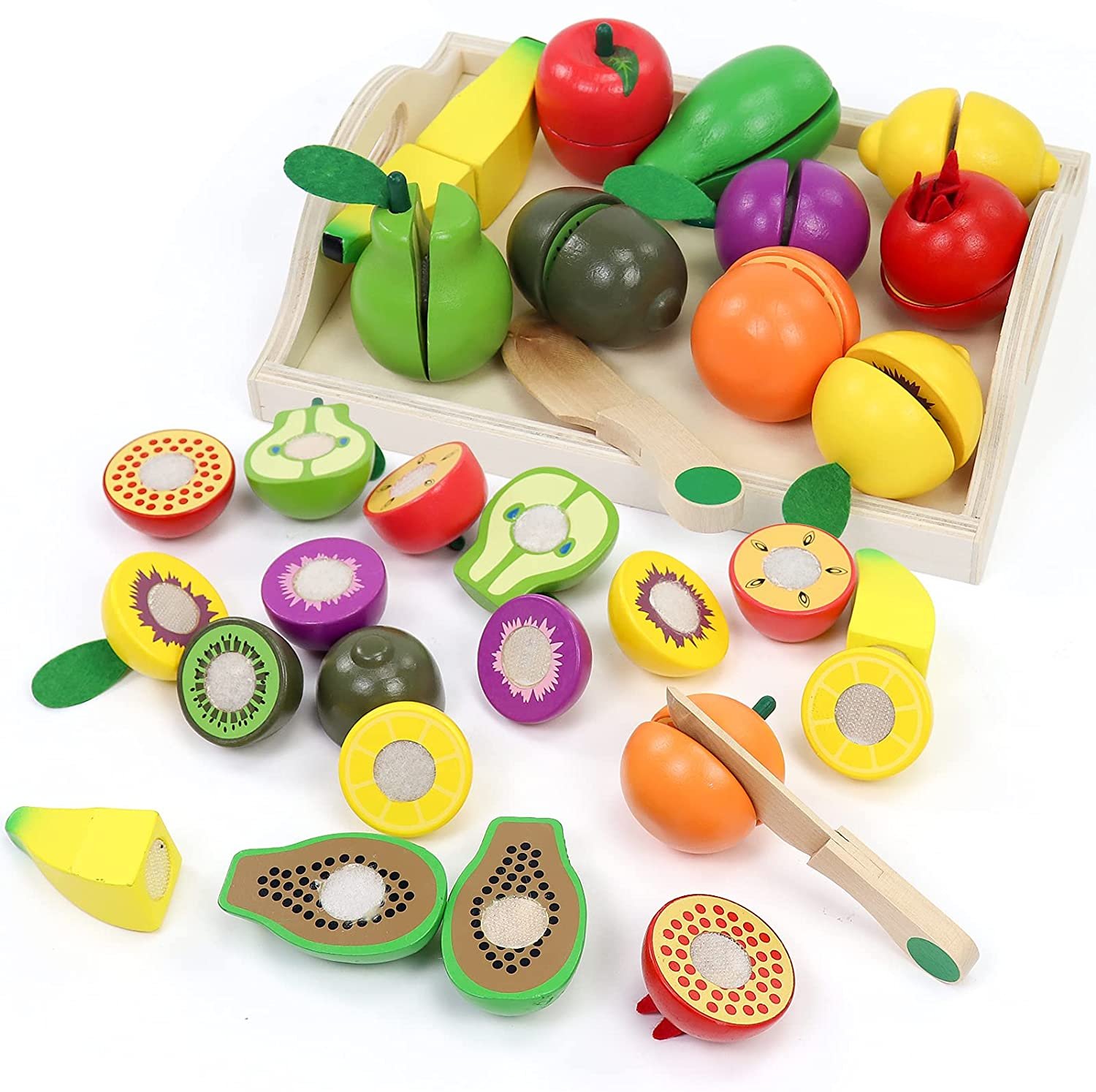 juguete con forma de madera de color jug Juguete con forma de número 