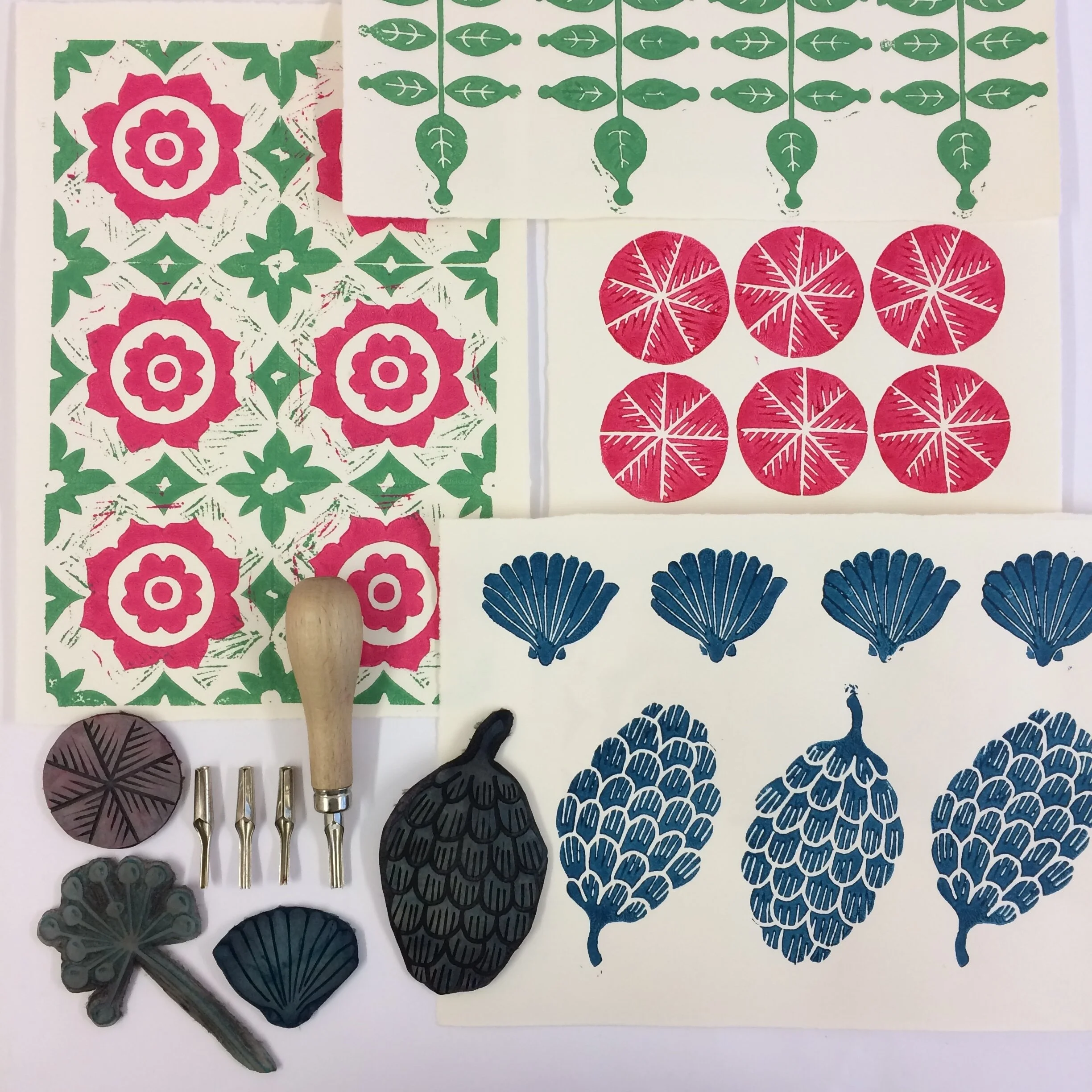 Lino Printing on Fabric - Saturday 16th May, 10am - 4pm