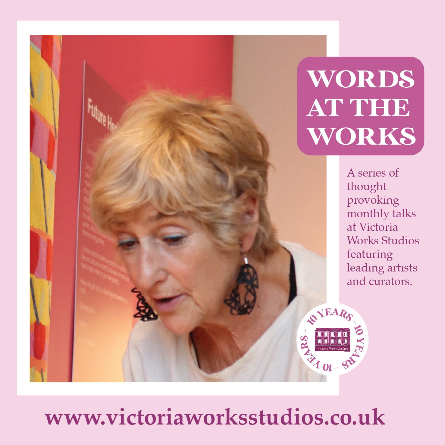 It's Monday morning so here's something inspiring to look forward to .... a talk about the joy of commissioning and collecting on Thursday 6th June from celebrated curator, critic and broadcaster Corinne Julius. Come and join us in the VWS event spac