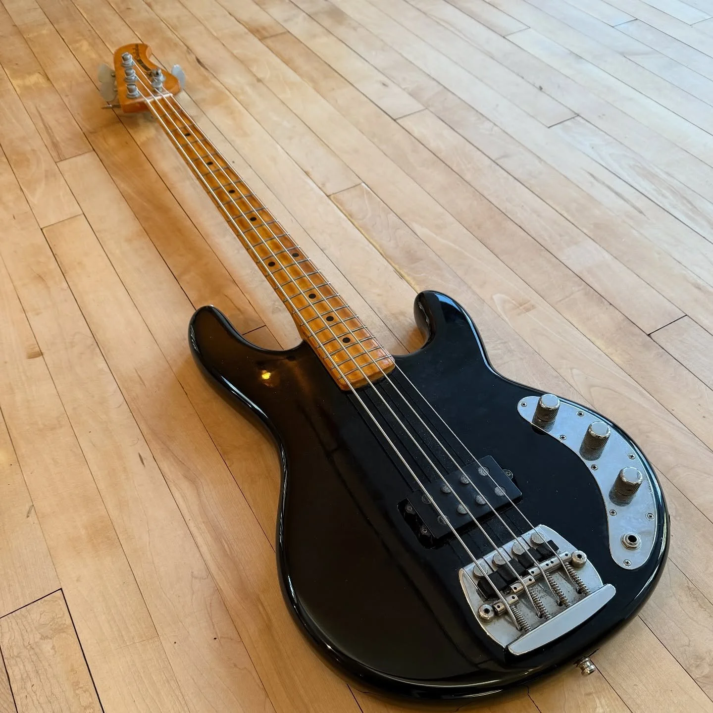 ***NEW ARRIVAL***

Another cracking Stingray, this time from 1978. Refinished black body and epoxy preamp. This thing is a beast! 
Anyone wanting more info before she hits the website let me know 

#bass #bassist #bassgram #bassdaily #bassguitar #bas