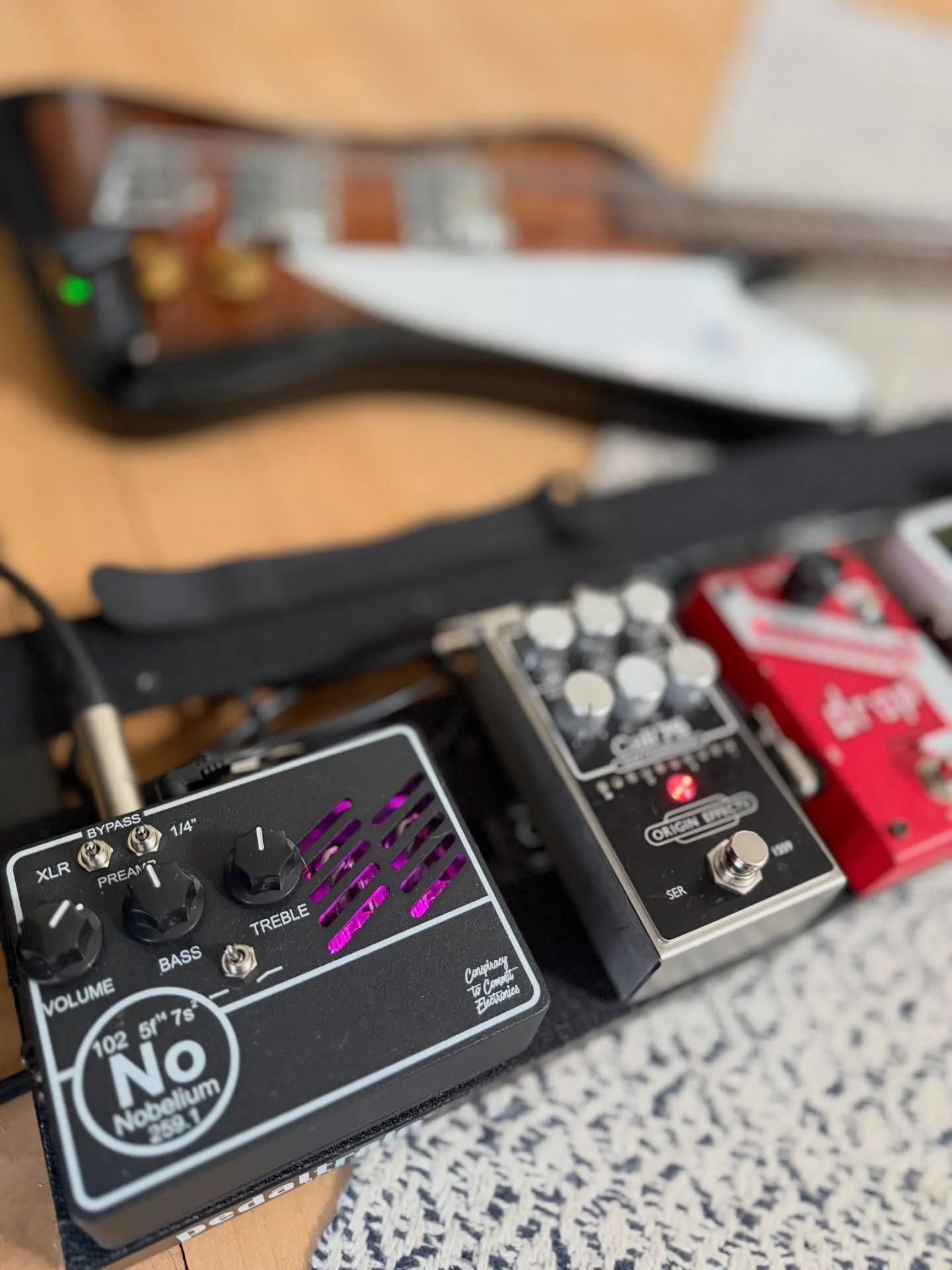 The Nobelium is my always on preamp &amp; DI. It&rsquo;s truly an epic piece of kit from @c2celectronics and we stock them over here in the UK. Check them out on the website

#basspreamp #bass #bassist #bassistsofinstagram #tubeamp