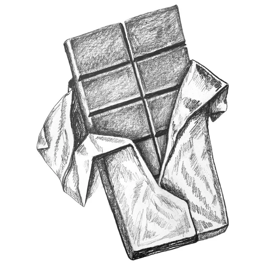 BAR of CHOCOLATE Drawing Pre-recorded Class 60 mins (kids/teens/adults) £8.00