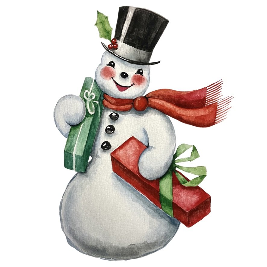 VINTAGE SNOWMAN Pre-recorded Class 90 mins all ages/beginners/intermediates £8.00
