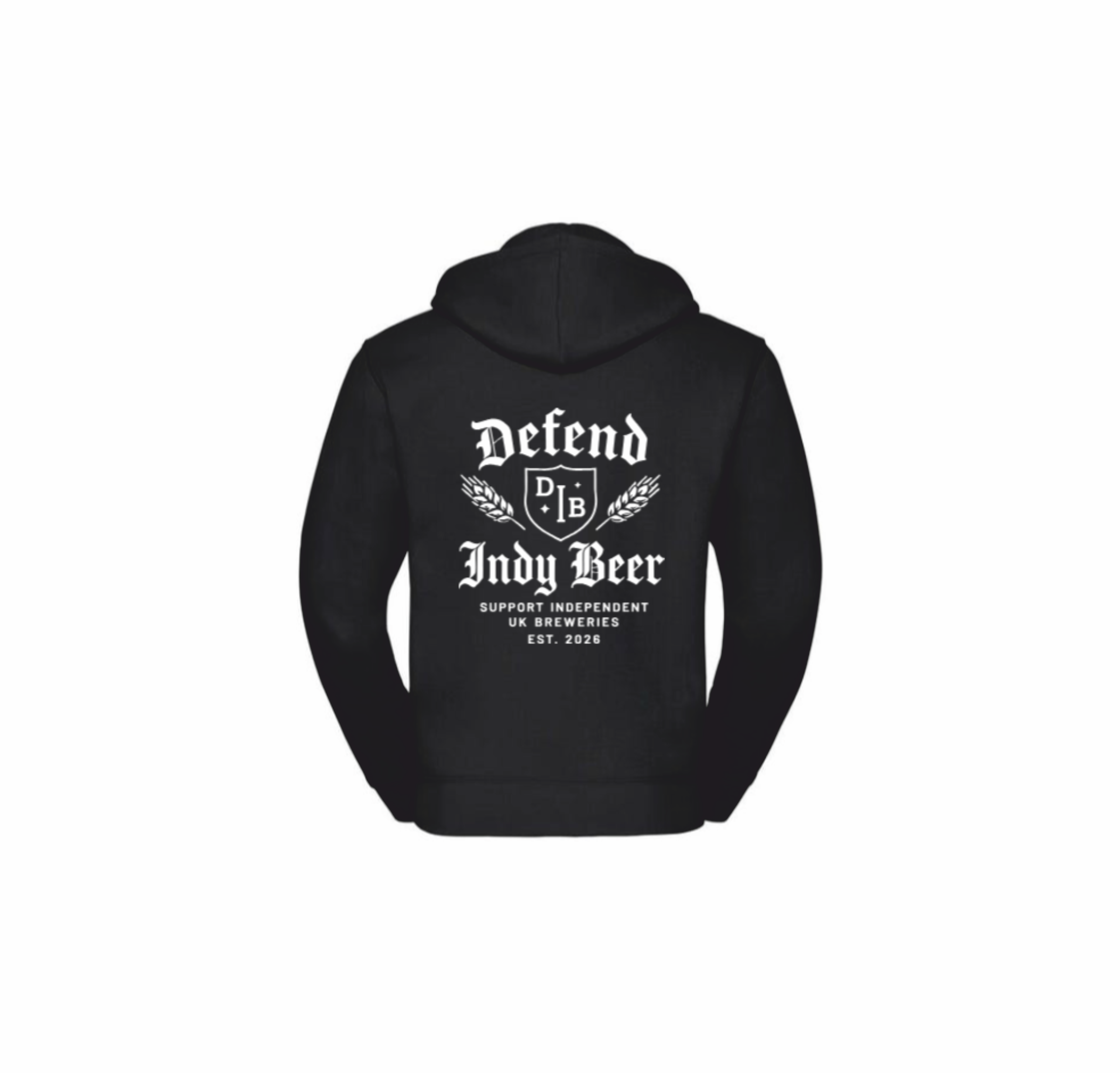 DFND - Zip Hoodie Black Back.png
