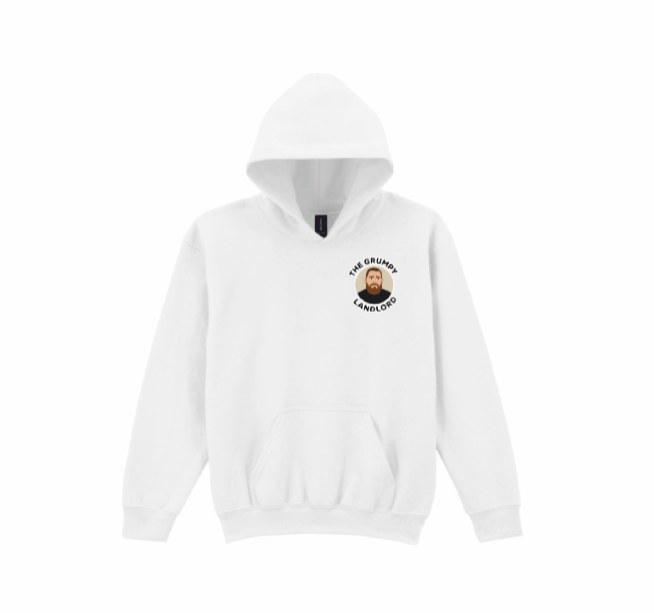 Grumpy Hoodie White Front.png