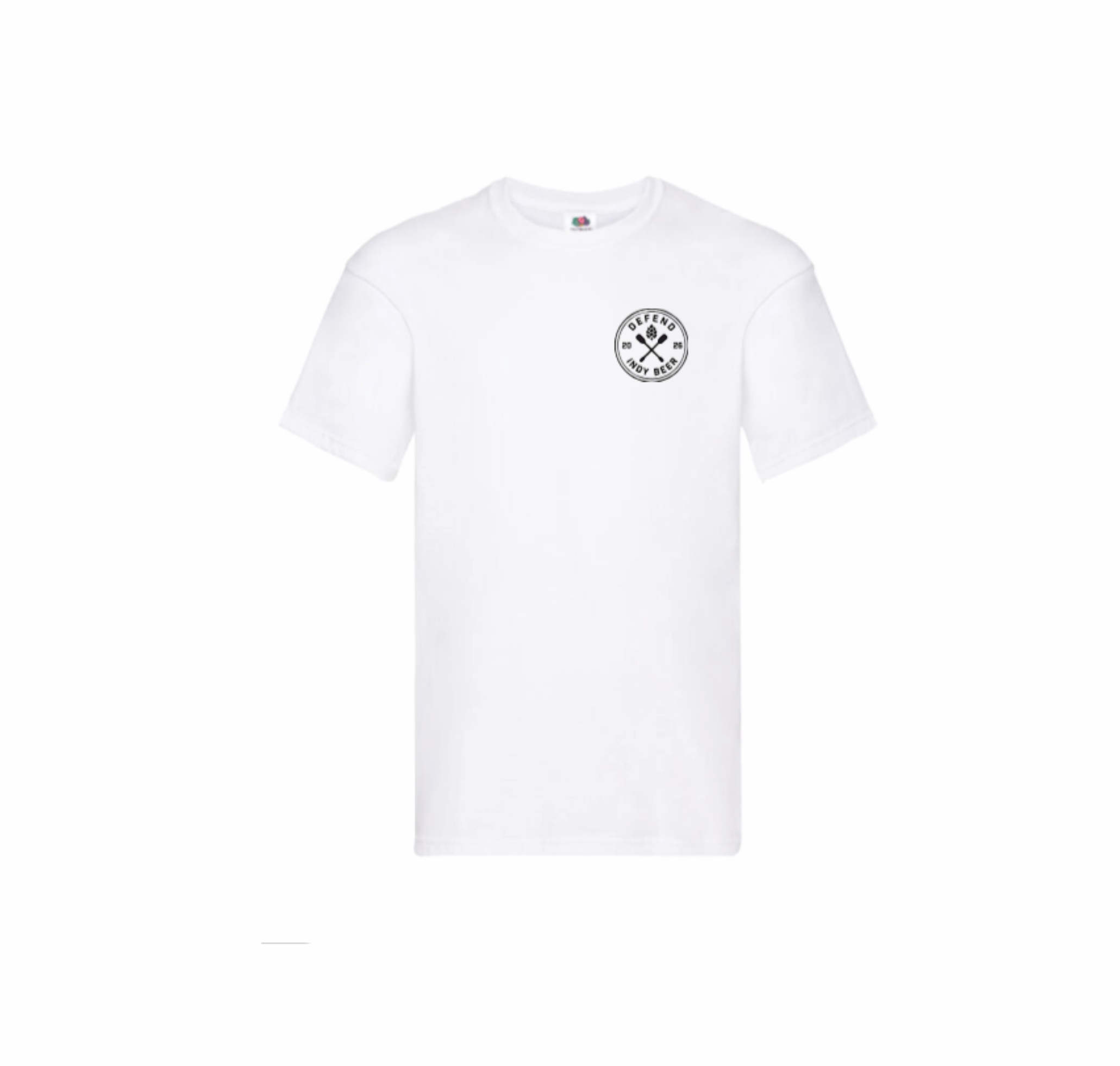 DFND - Megaphone T-Shirt White Front.png