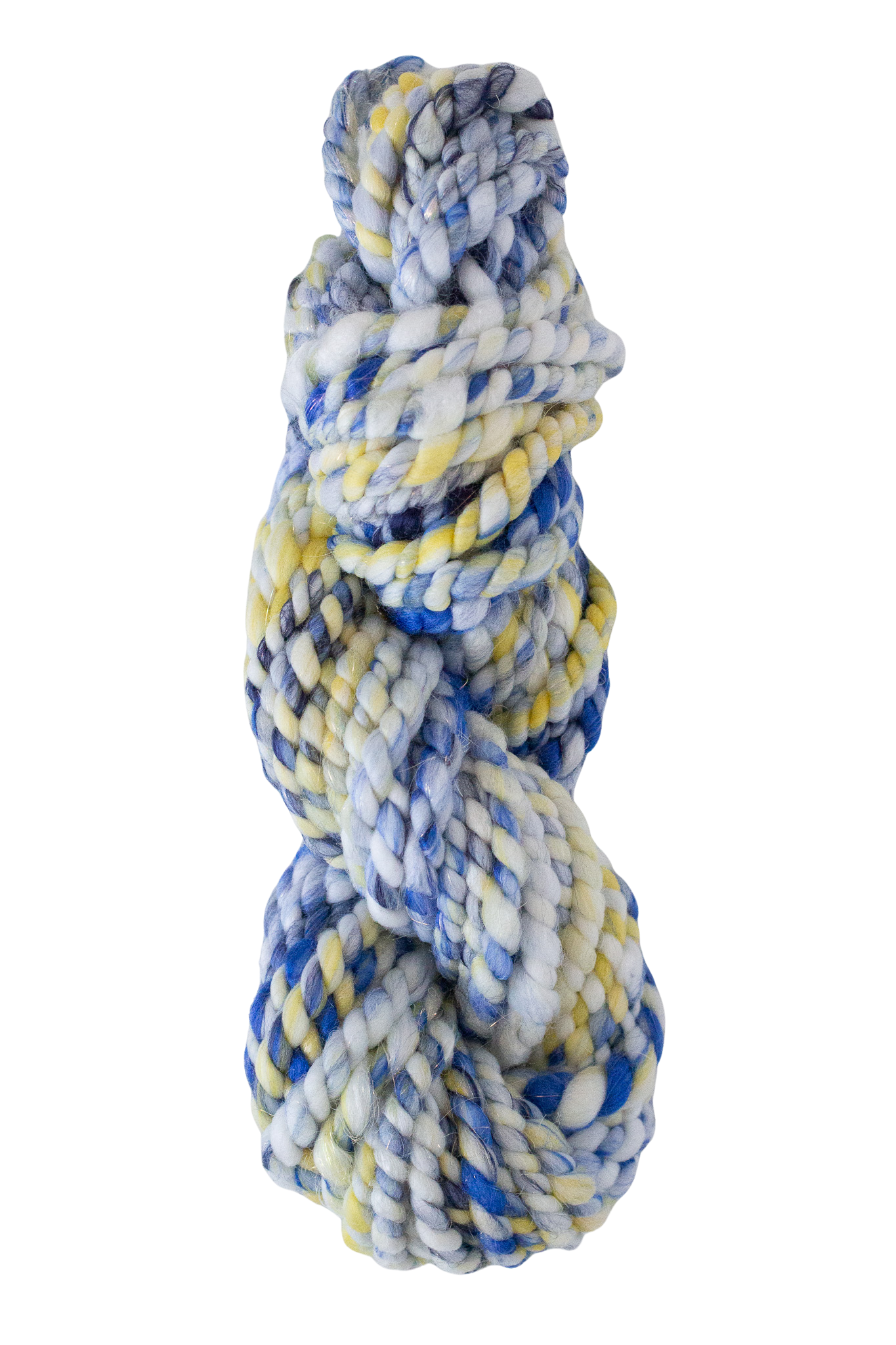 Handspun Art Yarn - Sicilian Summer - Vegan & Cruelty Free Yarn