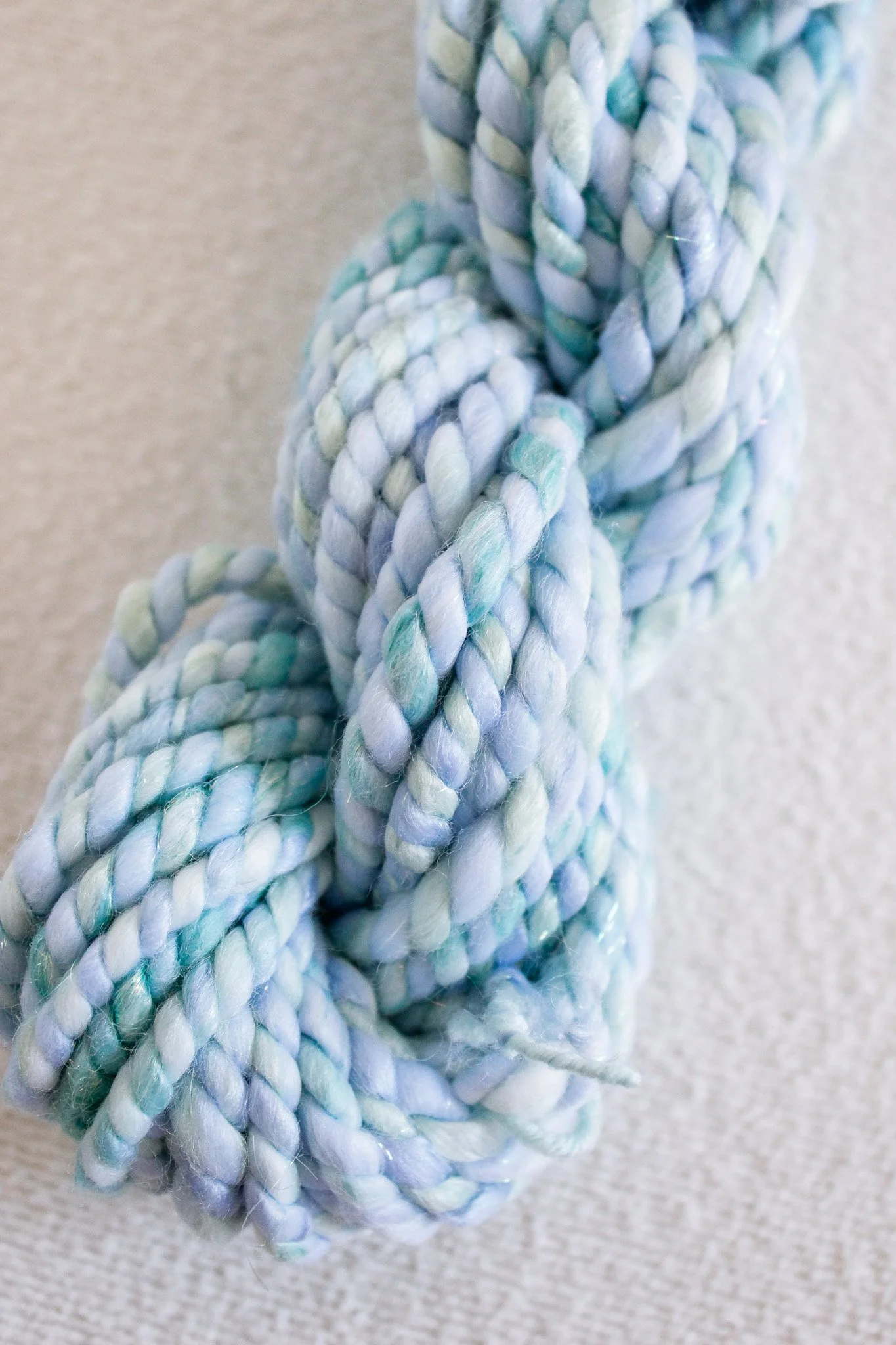 Handspun Art Yarn - Bird Talk - Vegan & Cruelty Free Yarn