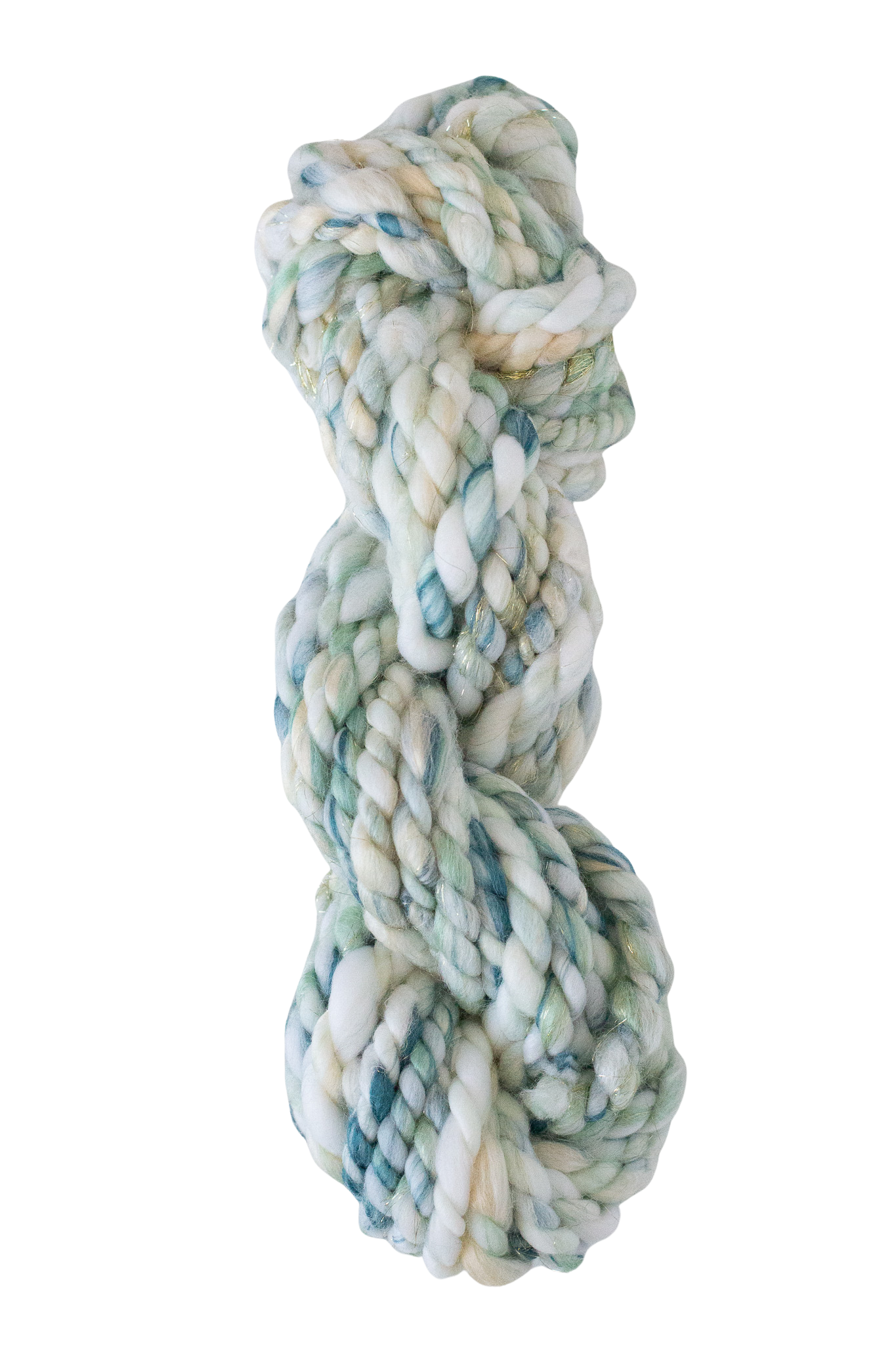 Handspun Art Yarn - Sunlight Waves - Vegan & Cruelty Free Yarn