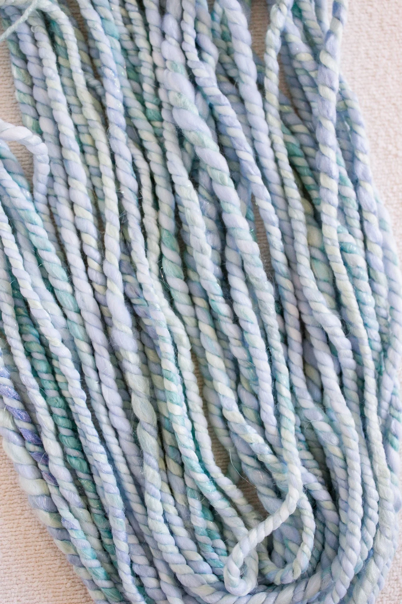 BIRD TALK | Coiled Handspun Art Yarn