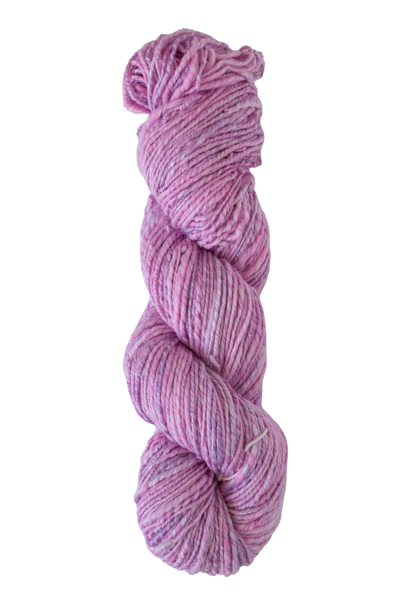 Handspun Art Yarn - Lilac - Vegan & Cruelty Free Yarn