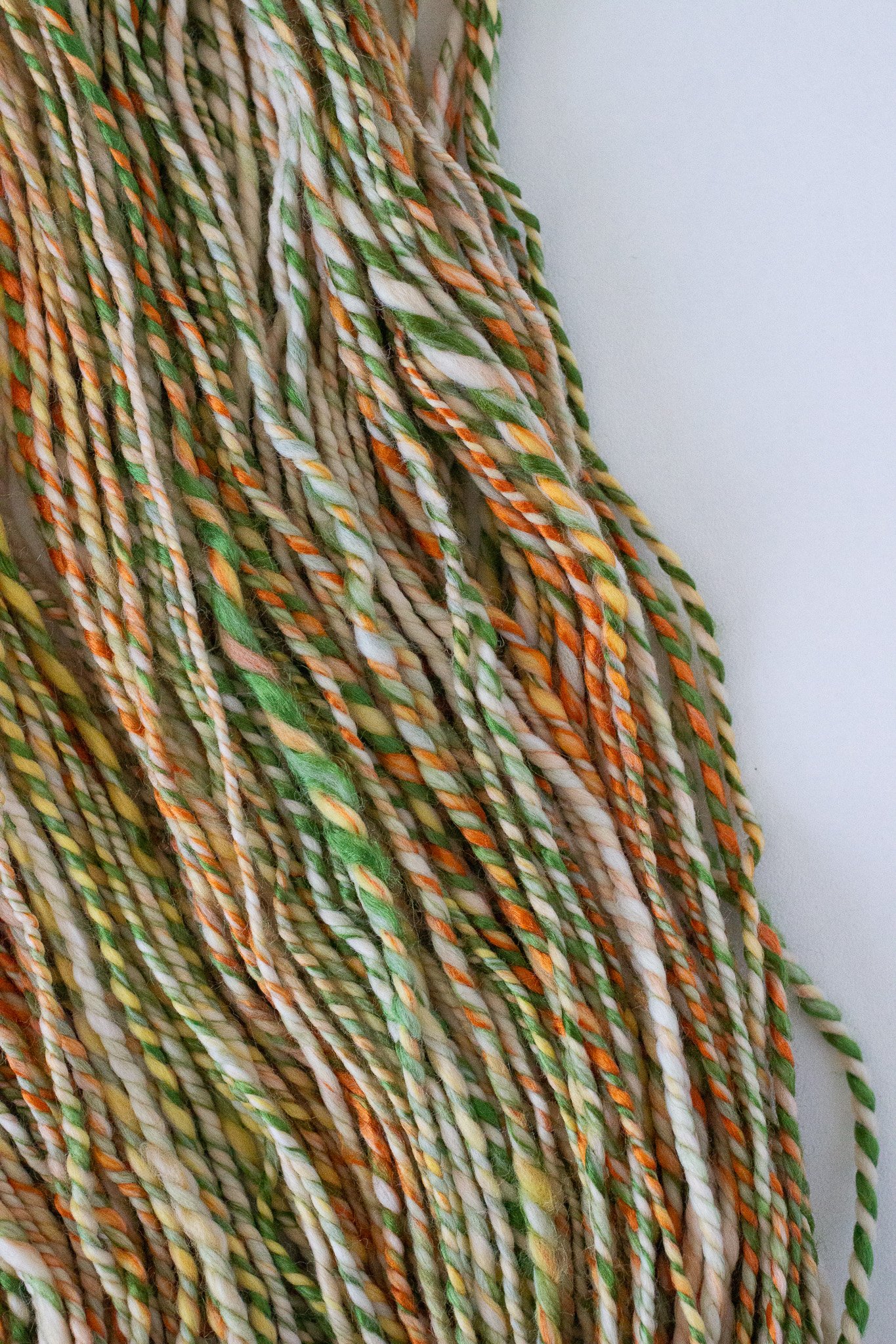 Handspun Art Yarn - Flower Bouquet - Vegan & Cruelty Free Yarn