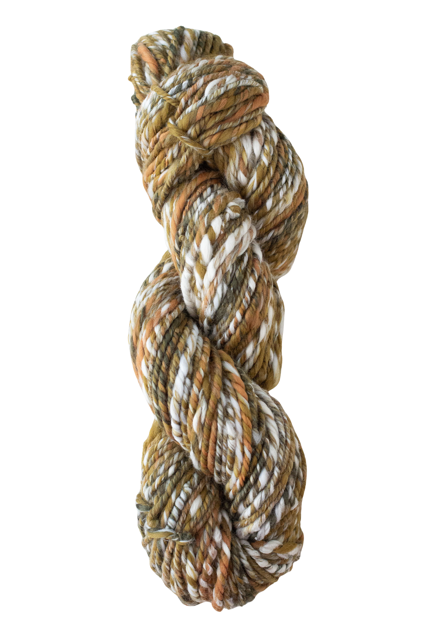 Chain Ply Handspun Art Yarn Winter Flannel