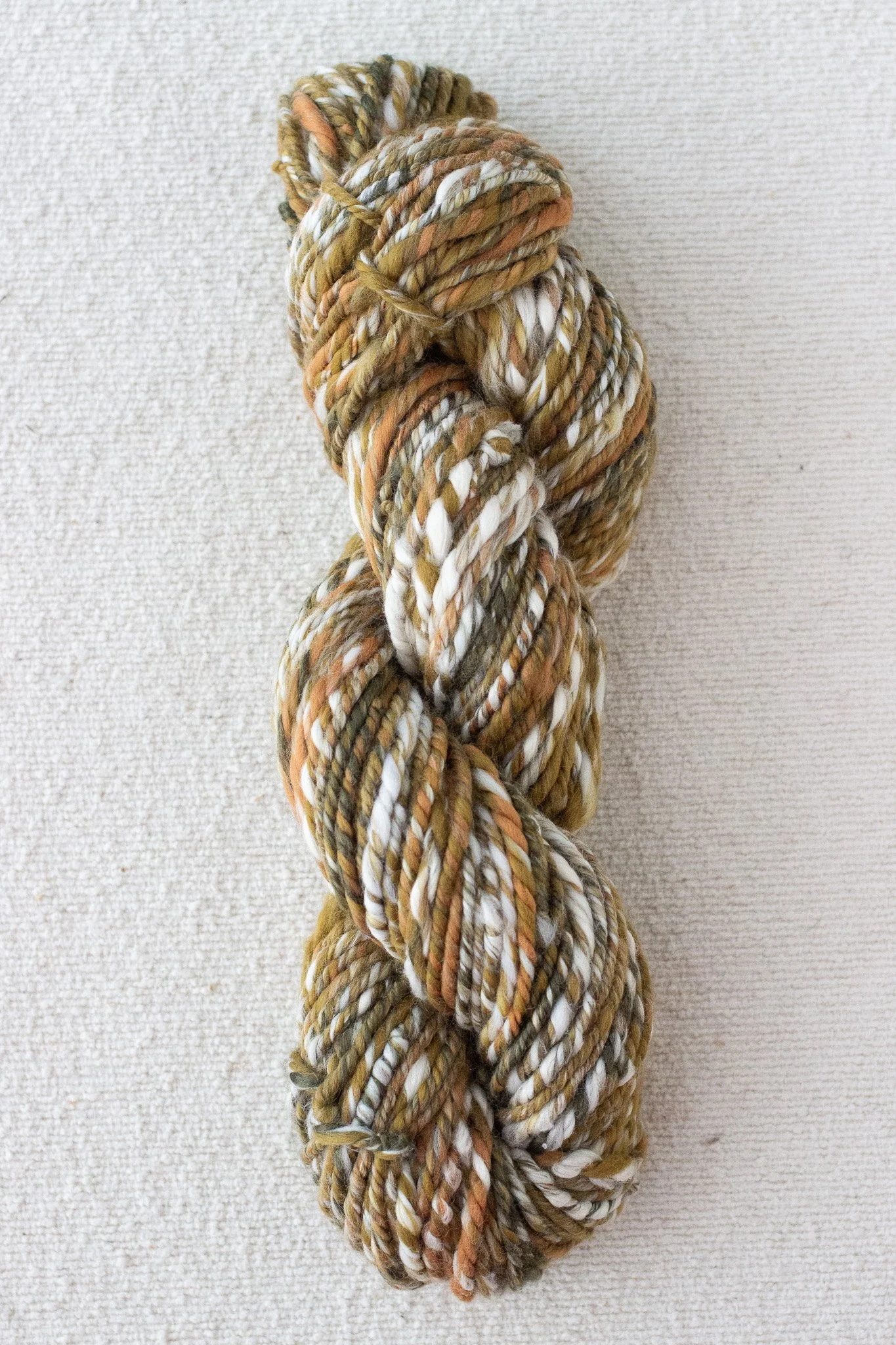 Chain Ply Handspun Art Yarn Winter Flannel