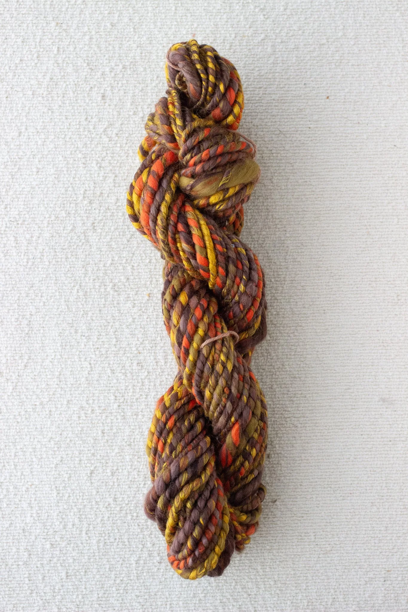 Handspun Two Ply Super Bulky Art Yarn It’s Fall Y’all!