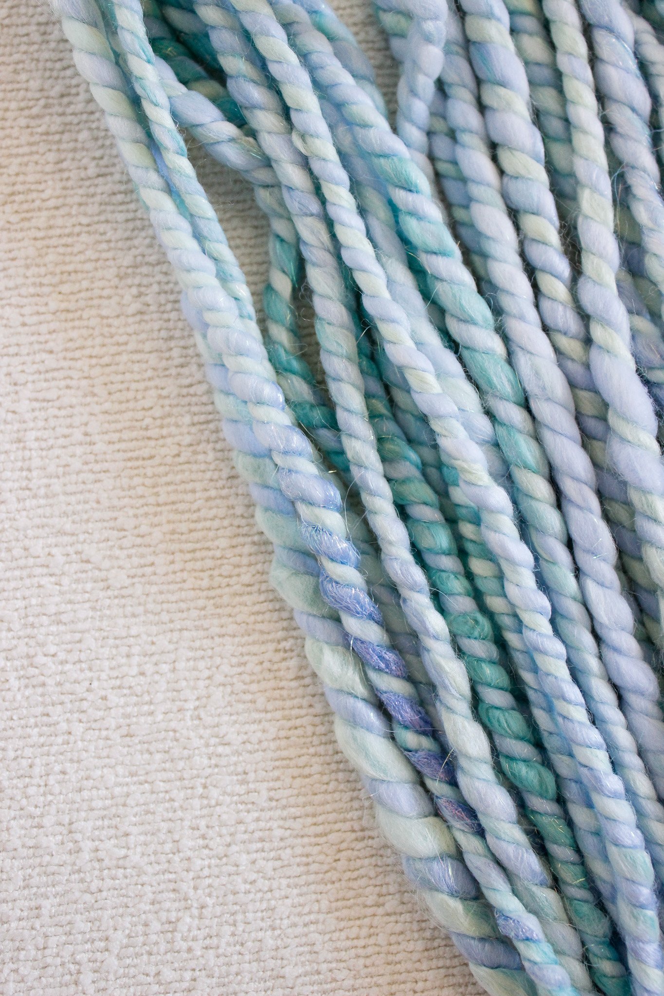 Handspun Art Yarn - Bird Talk - Vegan & Cruelty Free Yarn