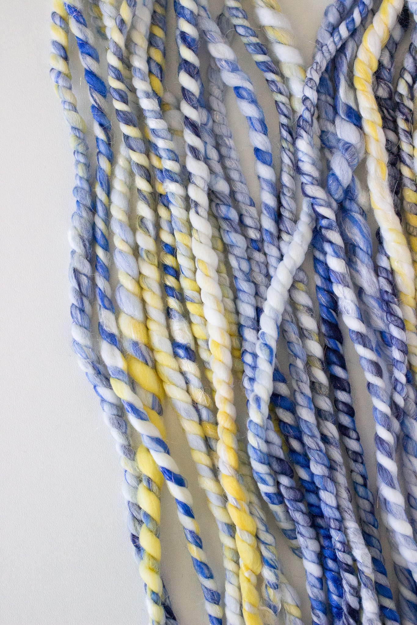 Handspun Art Yarn - Sicilian Summer - Vegan & Cruelty Free Yarn