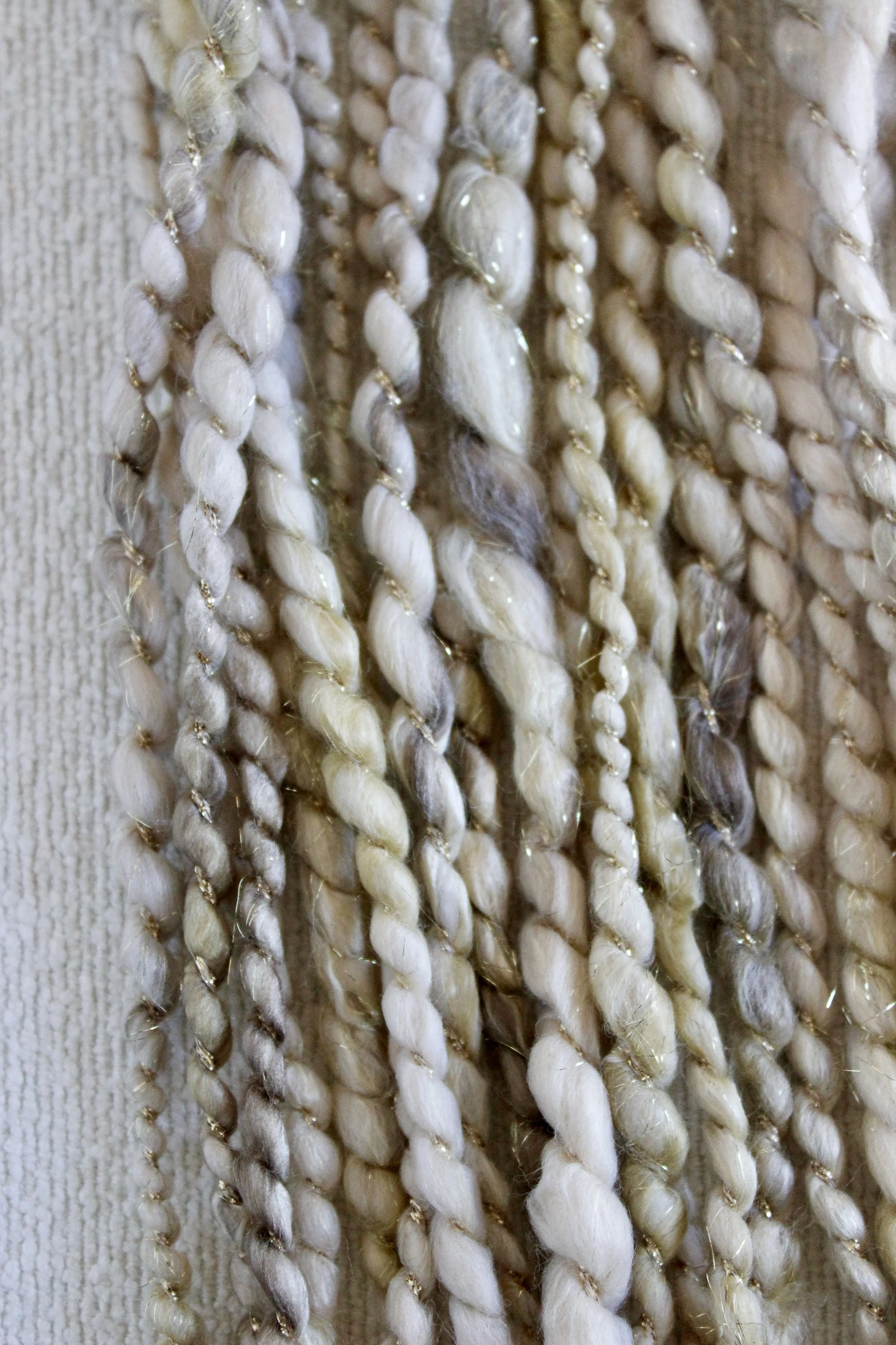 Handspun Art Yarn - Garden Awakening - Vegan & Cruelty Free Yarn