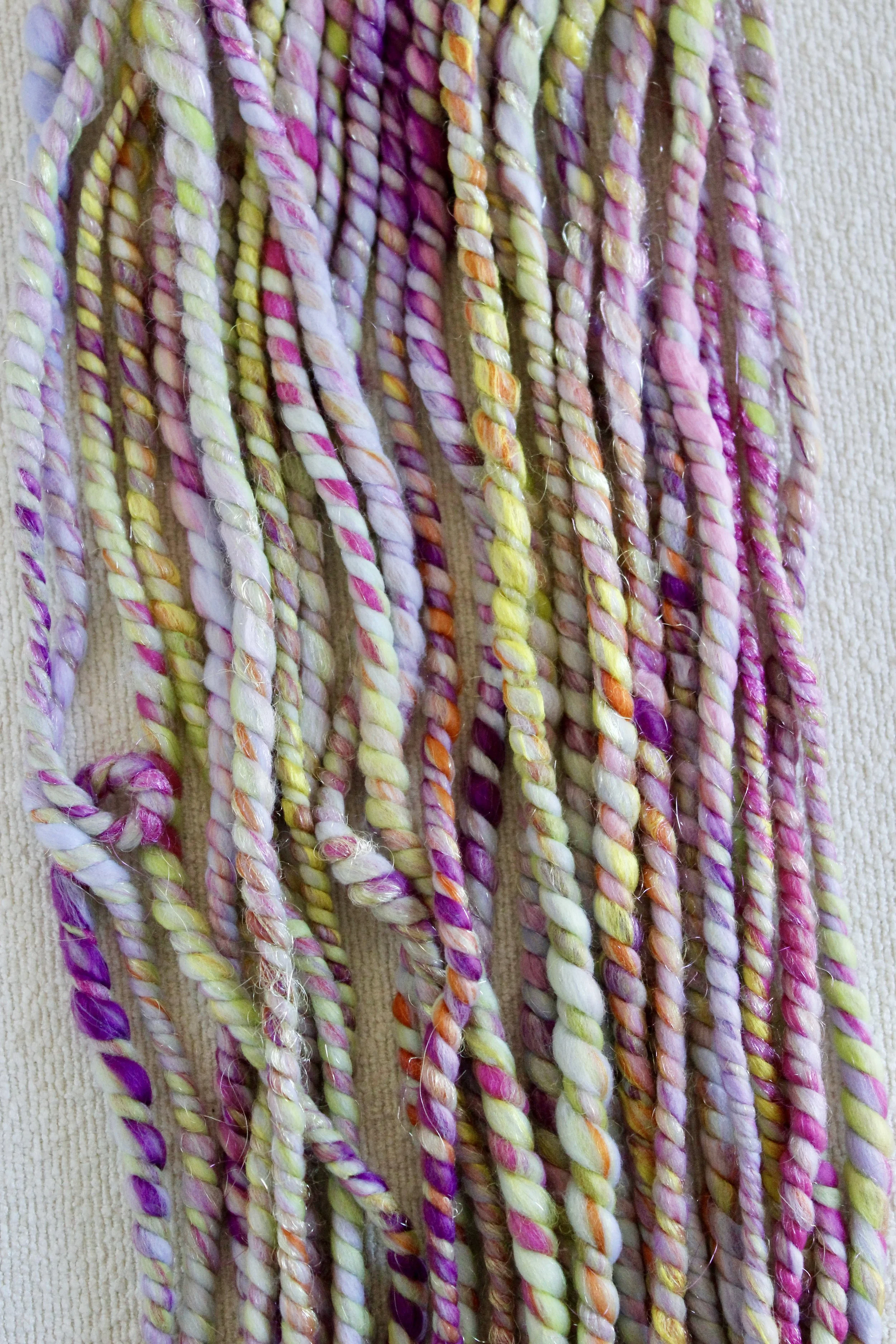 SPRING WEEKEND | Two Ply Jumbo Handspun Art Yarn