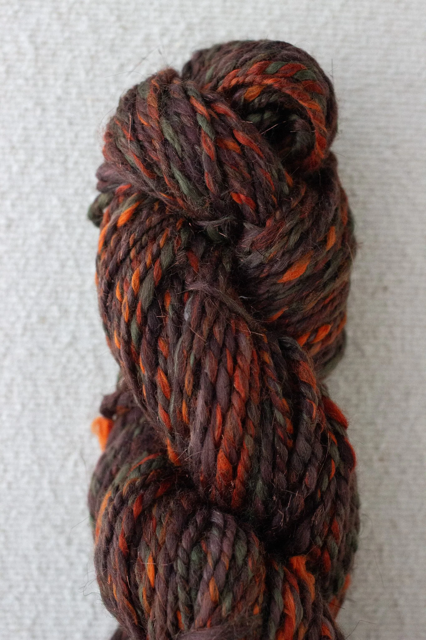 Handspun Two Ply Art Yarn Autumnology