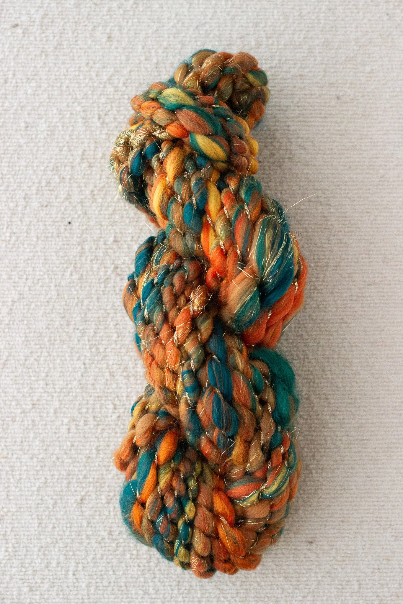 Two Ply Jumbo Handspun Art Yarn Mermaid Jewels