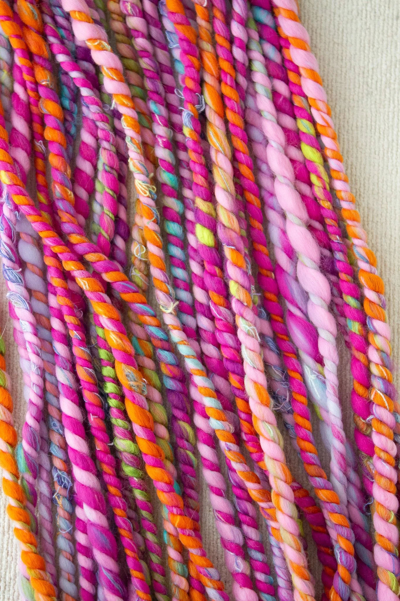 DOPAMINE | Two Ply Jumbo Handspun Art Yarn