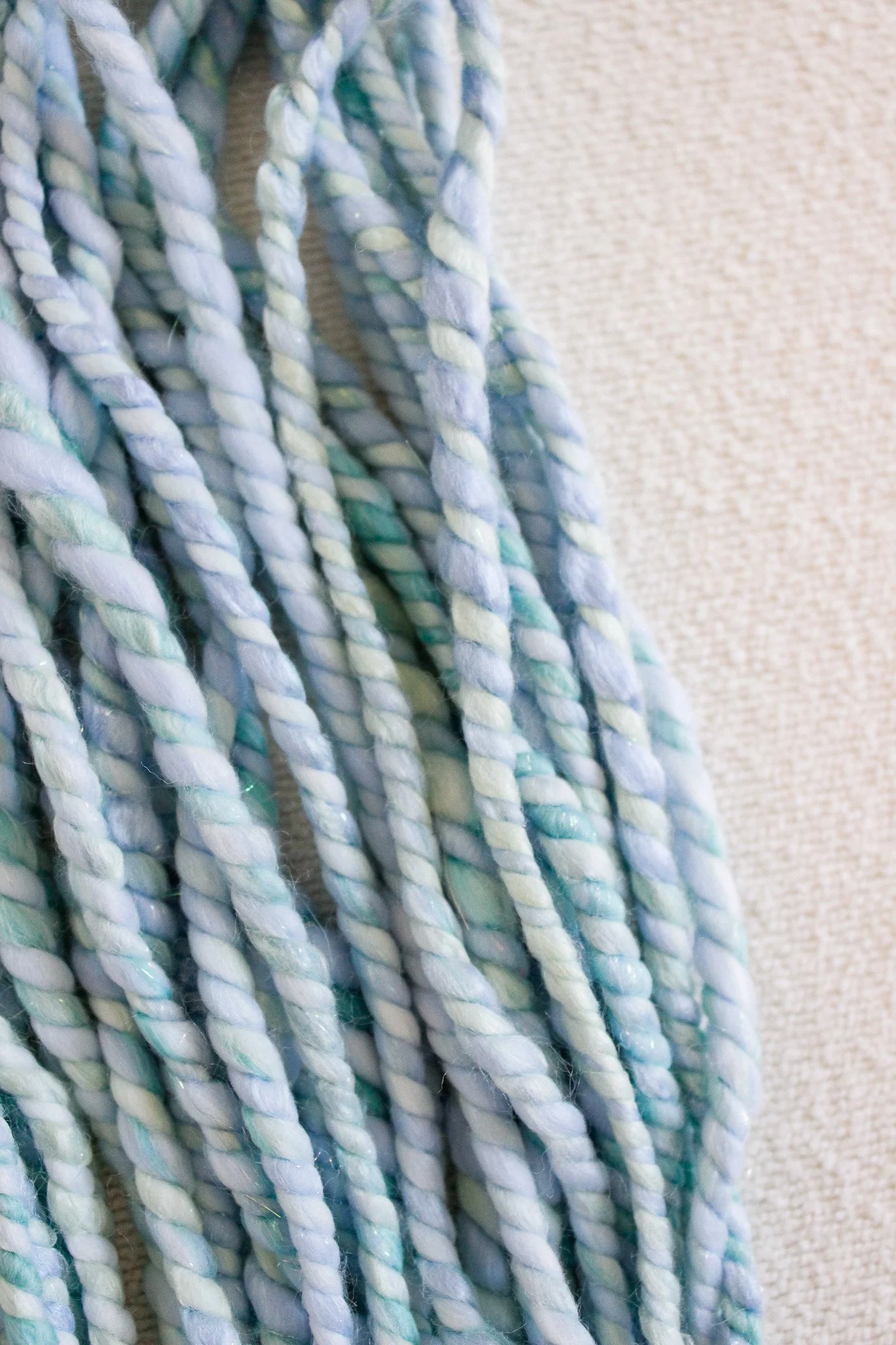 Handspun Art Yarn - Bird Talk - Vegan & Cruelty Free Yarn