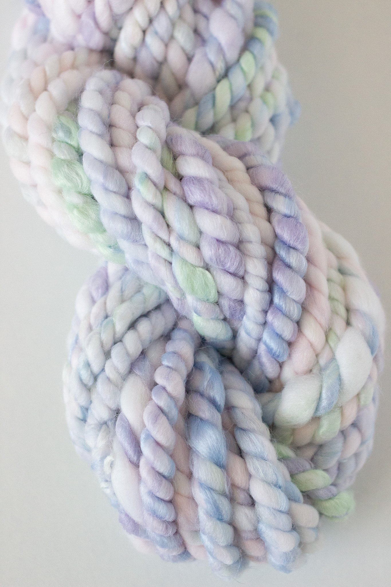 Handspun Art Yarn - Sunrise - Vegan & Cruelty Free Yarn