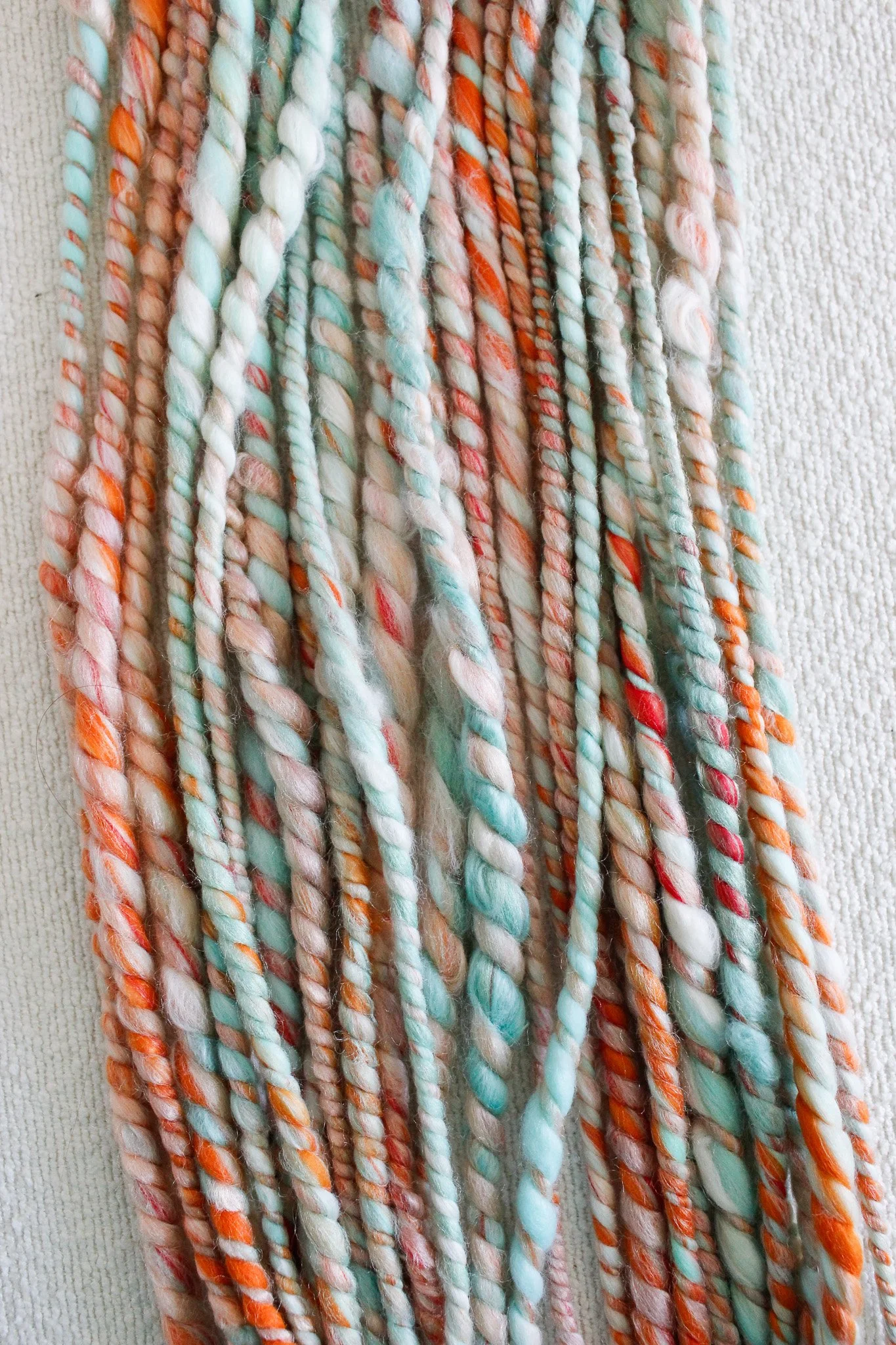Handspun Art Yarn - Cutie - Vegan & Cruelty Free Yarn