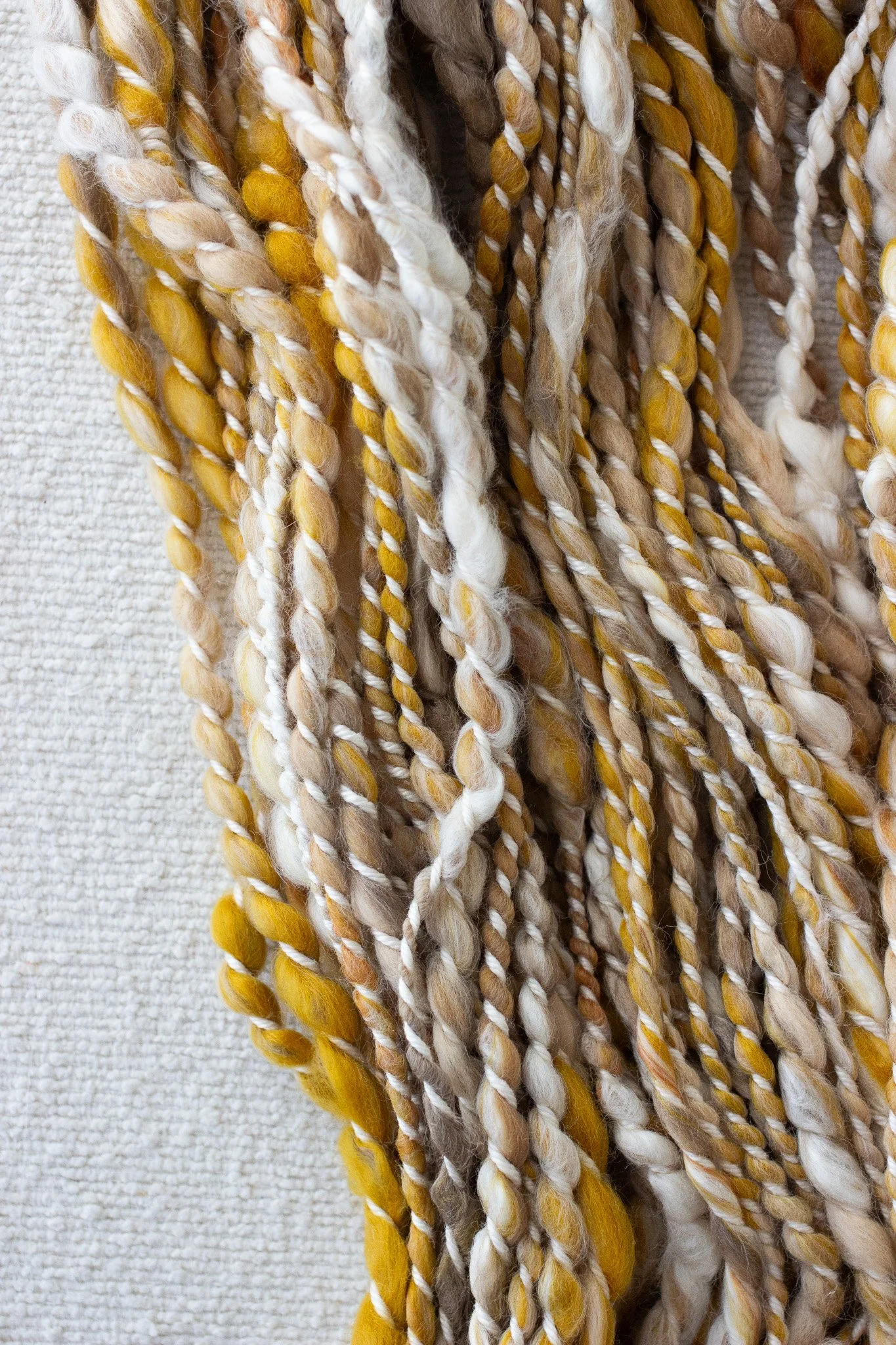 NATURE'S CHANGES | Two Ply Bulky Handspun Art Yarn