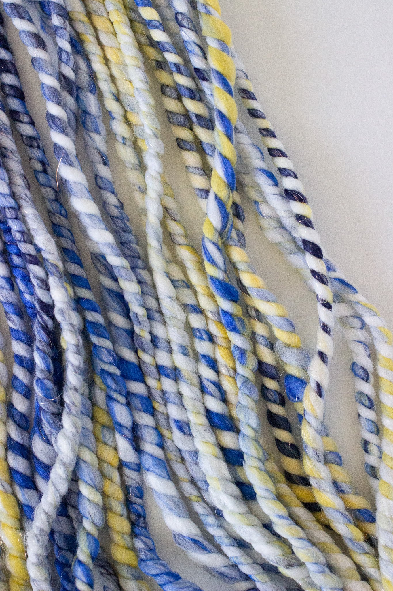 Handspun Art Yarn - Sicilian Summer - Vegan & Cruelty Free Yarn