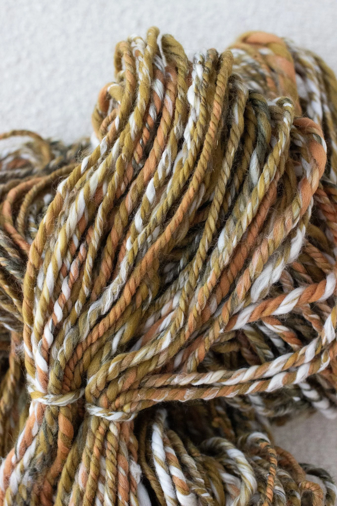 WINTER FLANNEL | Chain Ply Handspun Art Yarn