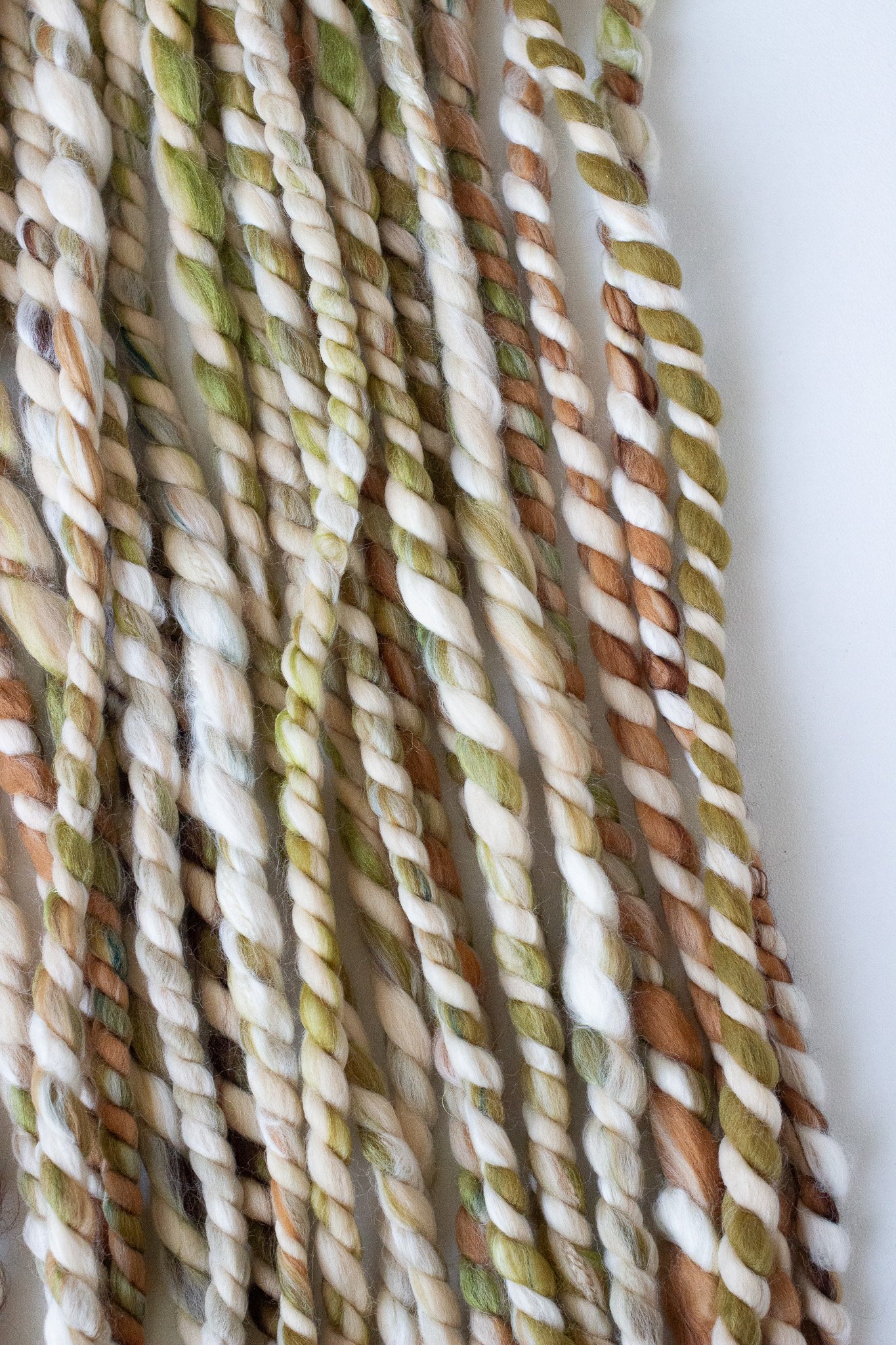 Handspun Art Yarn - Garden Picnic - Vegan & Cruelty Free Yarn