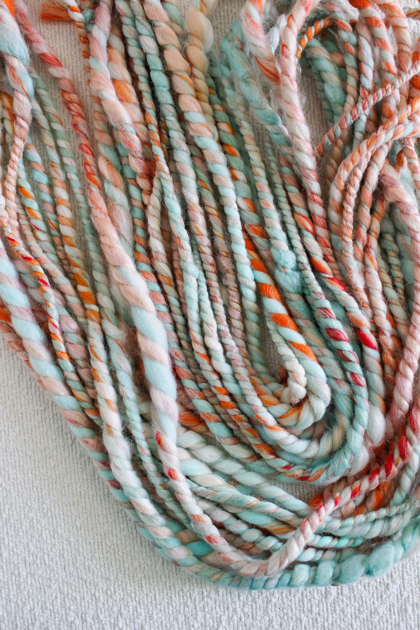 Handspun Art Yarn - Cutie - Vegan & Cruelty Free Yarn