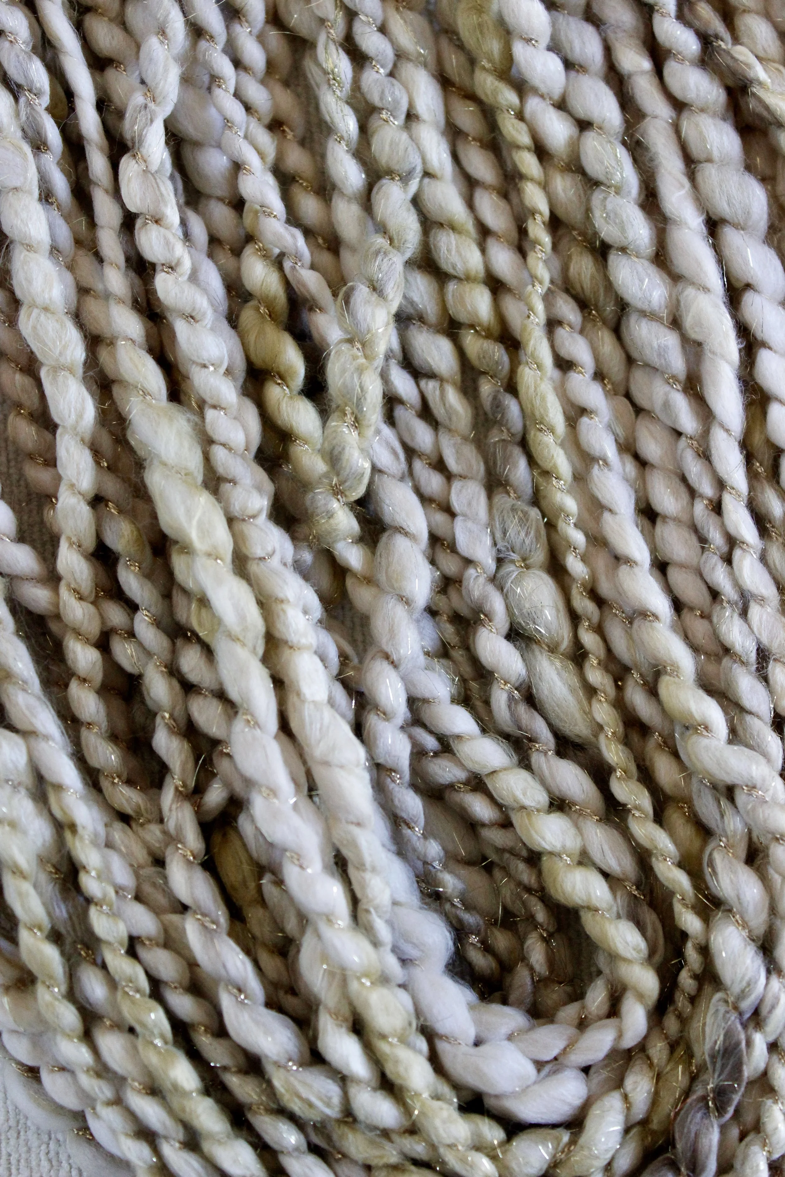 Handspun Art Yarn - Garden Awakening - Vegan & Cruelty Free Yarn