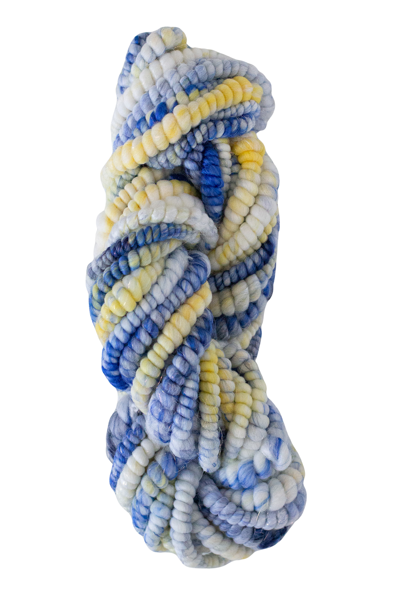 Handspun Art Yarn - Sicilian Summer - Vegan & Cruelty Free Yarn
