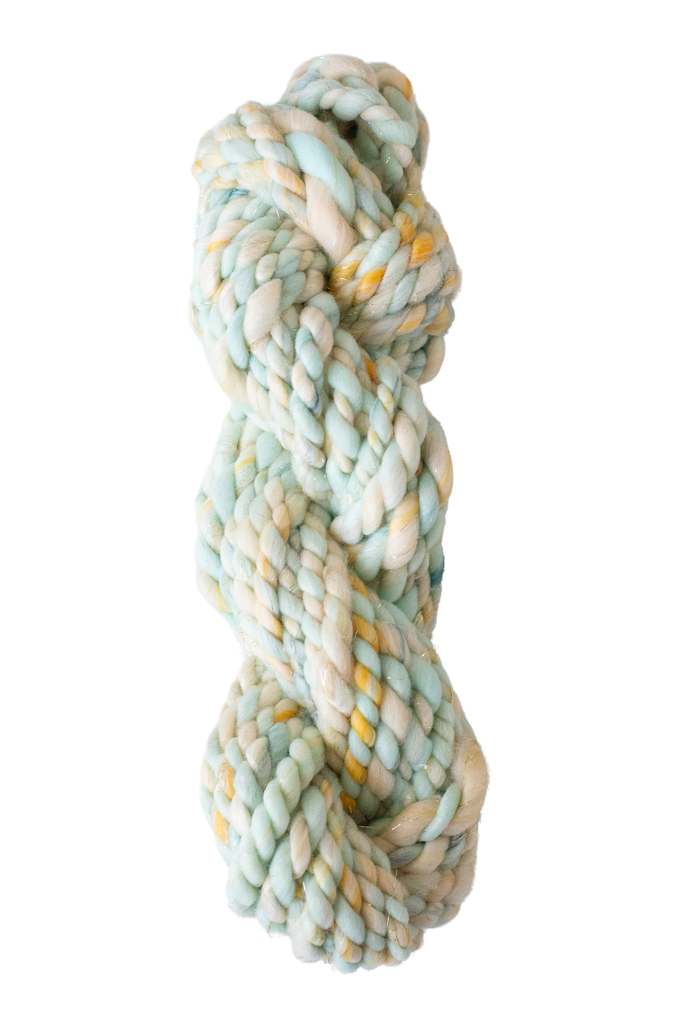 Handspun Art Yarn - Beach Days - Vegan & Cruelty Free Yarn