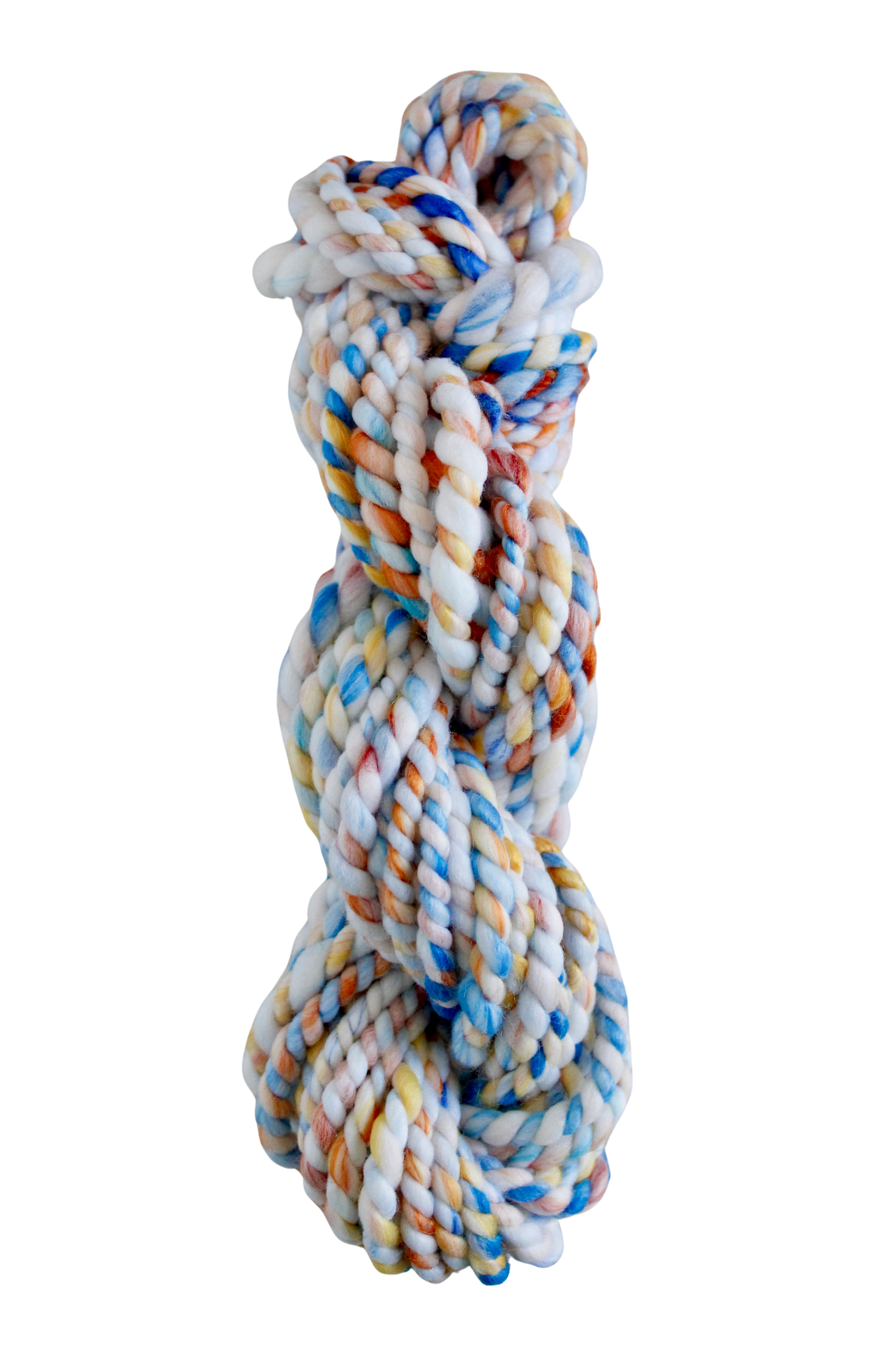 Handspun Art Yarn - Birds & Flowers - Vegan & Cruelty Free Yarn