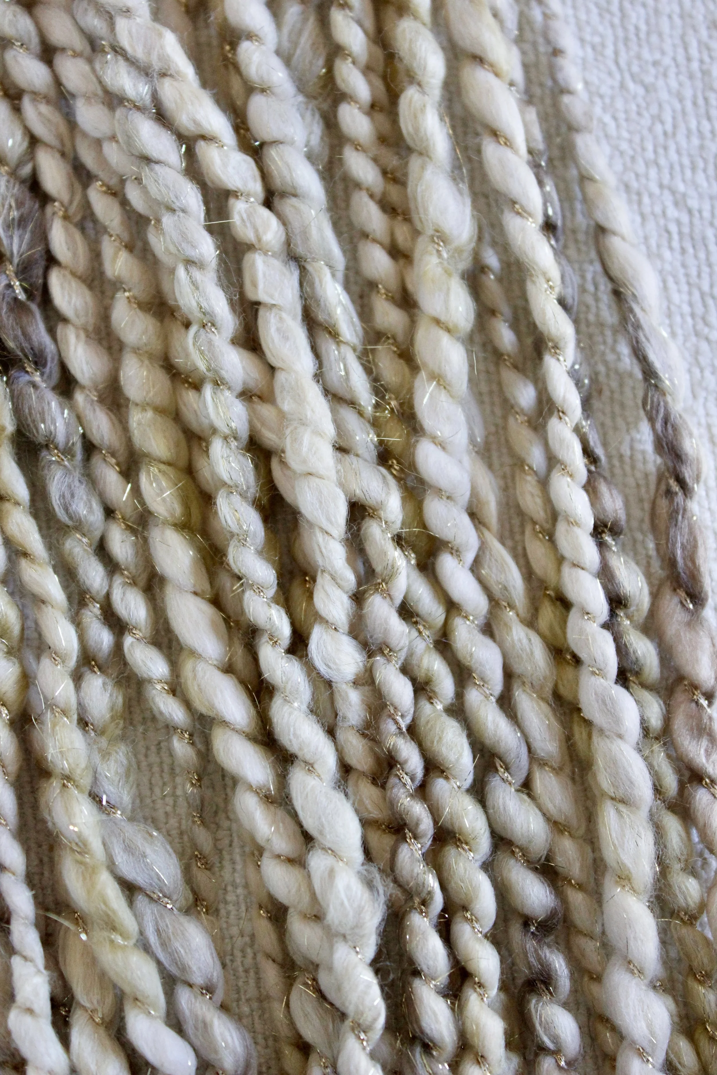 Handspun Art Yarn - Garden Awakening - Vegan & Cruelty Free Yarn