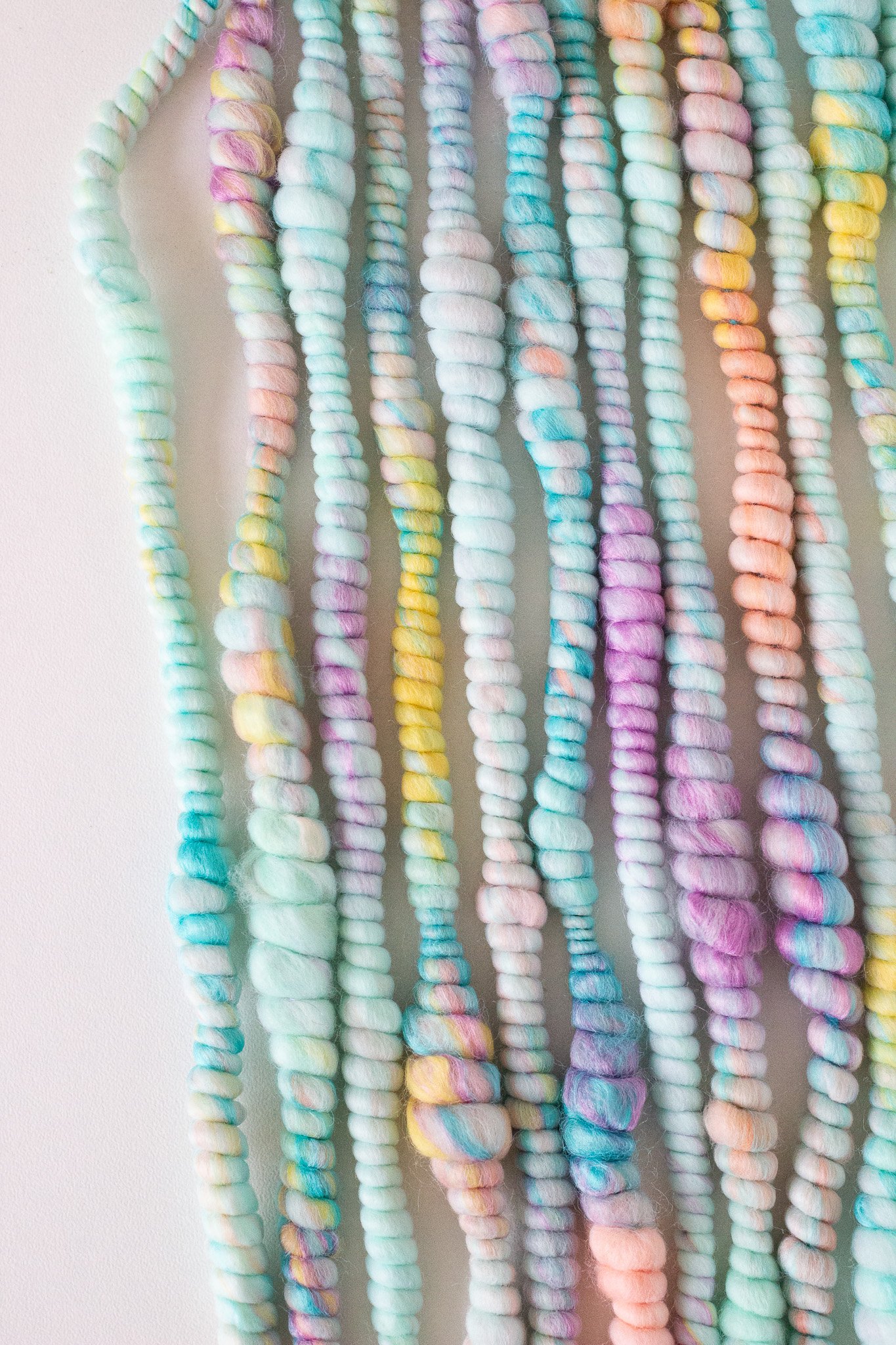 Handspun Art Yarn - Summertime - Vegan & Cruelty Free Yarn