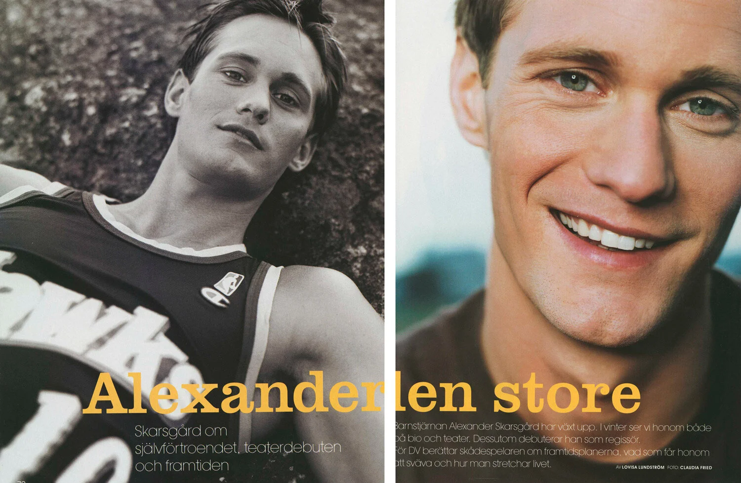 Alexander Skarsgård, Damernas Värld