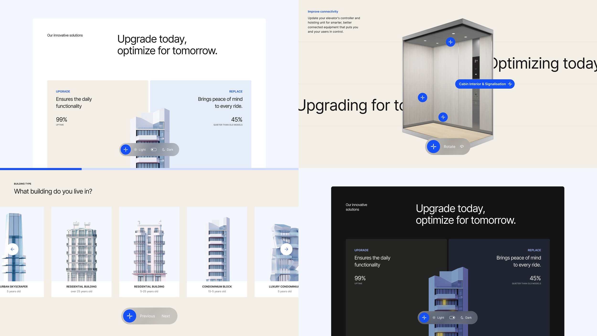KONE public website concept snippet