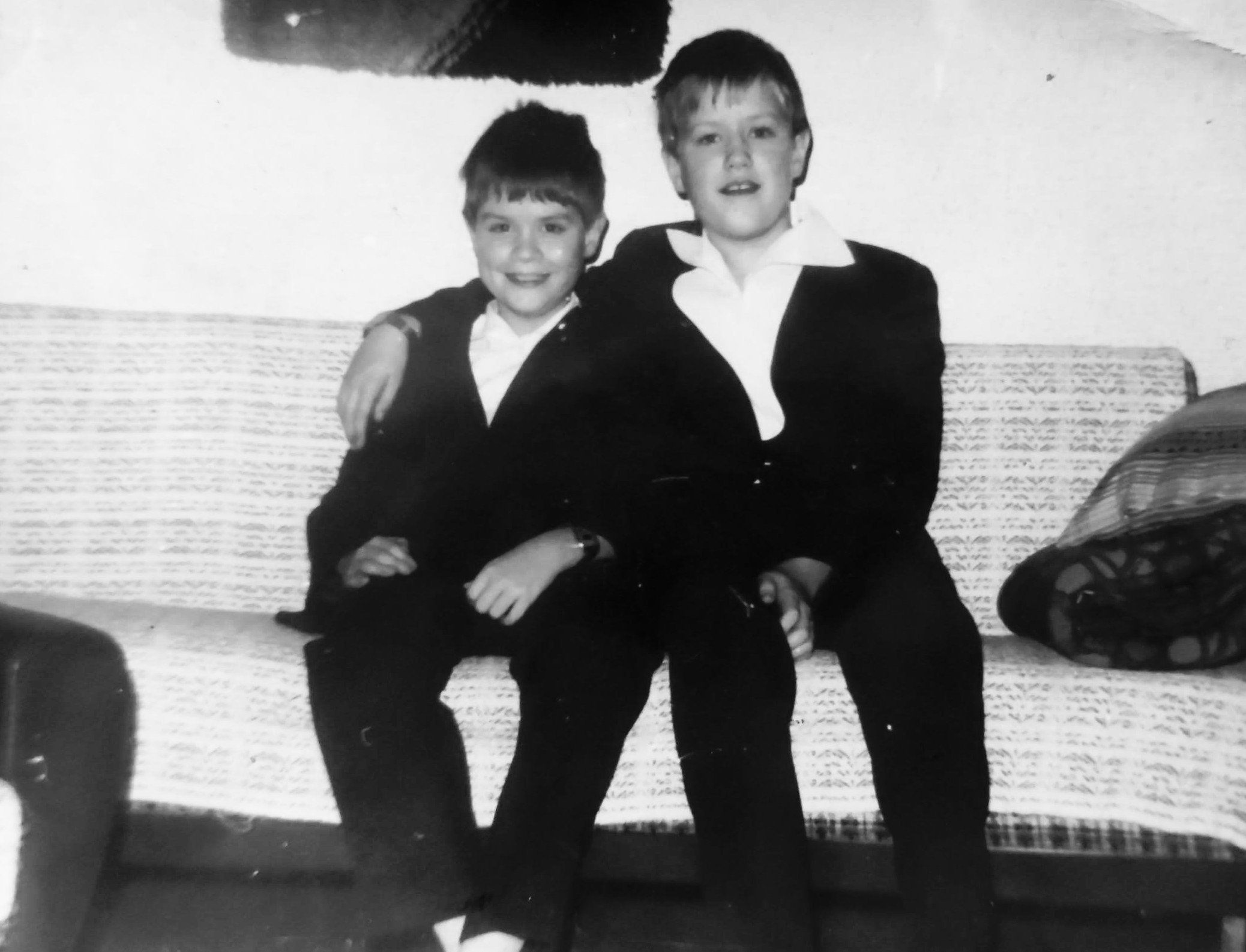 1988 - nach einer Vesper des Dresdner Kreuzchores mit meinem Bruder Tobias